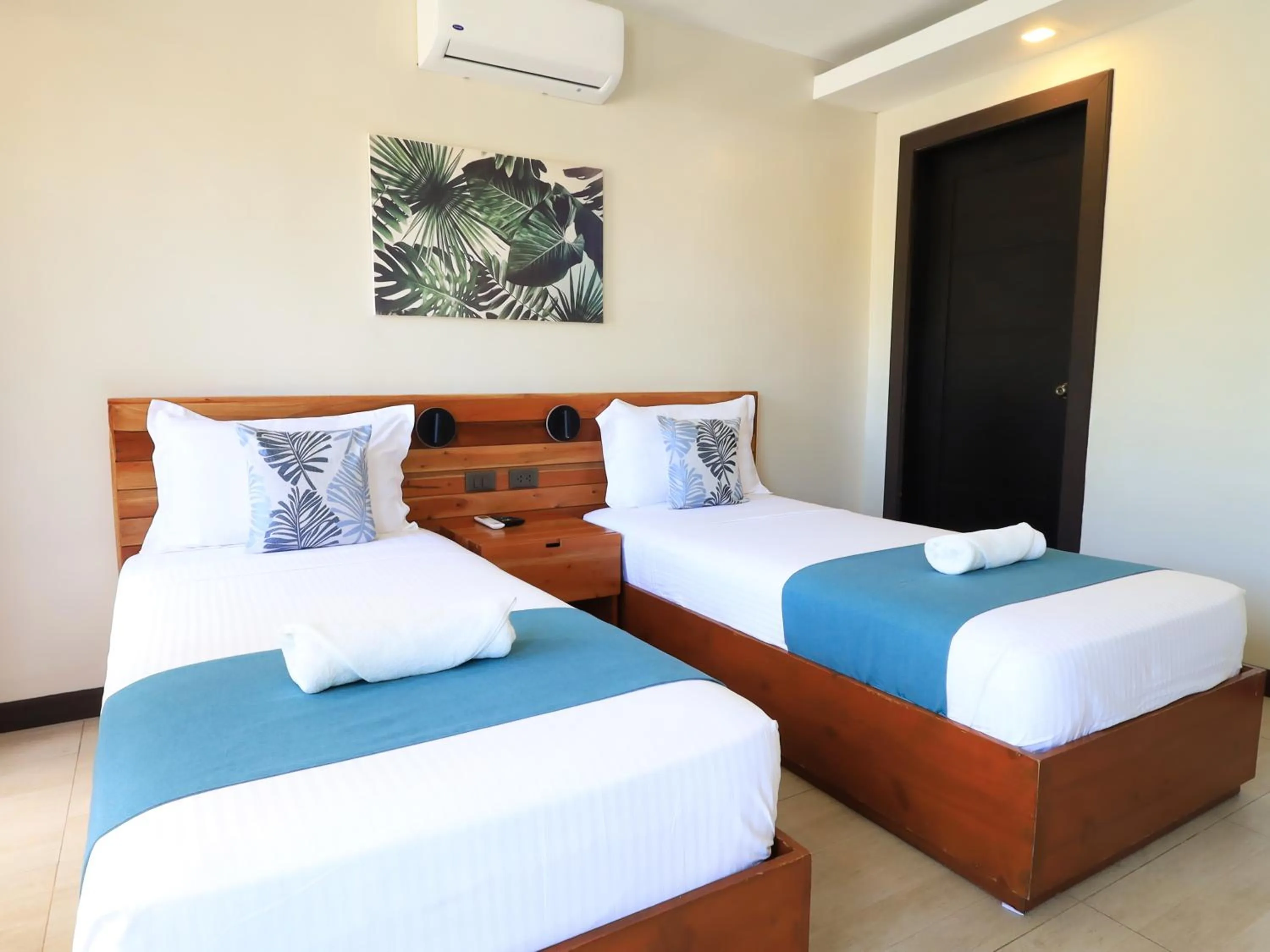 Bed in OHANA, Panglao Resort.