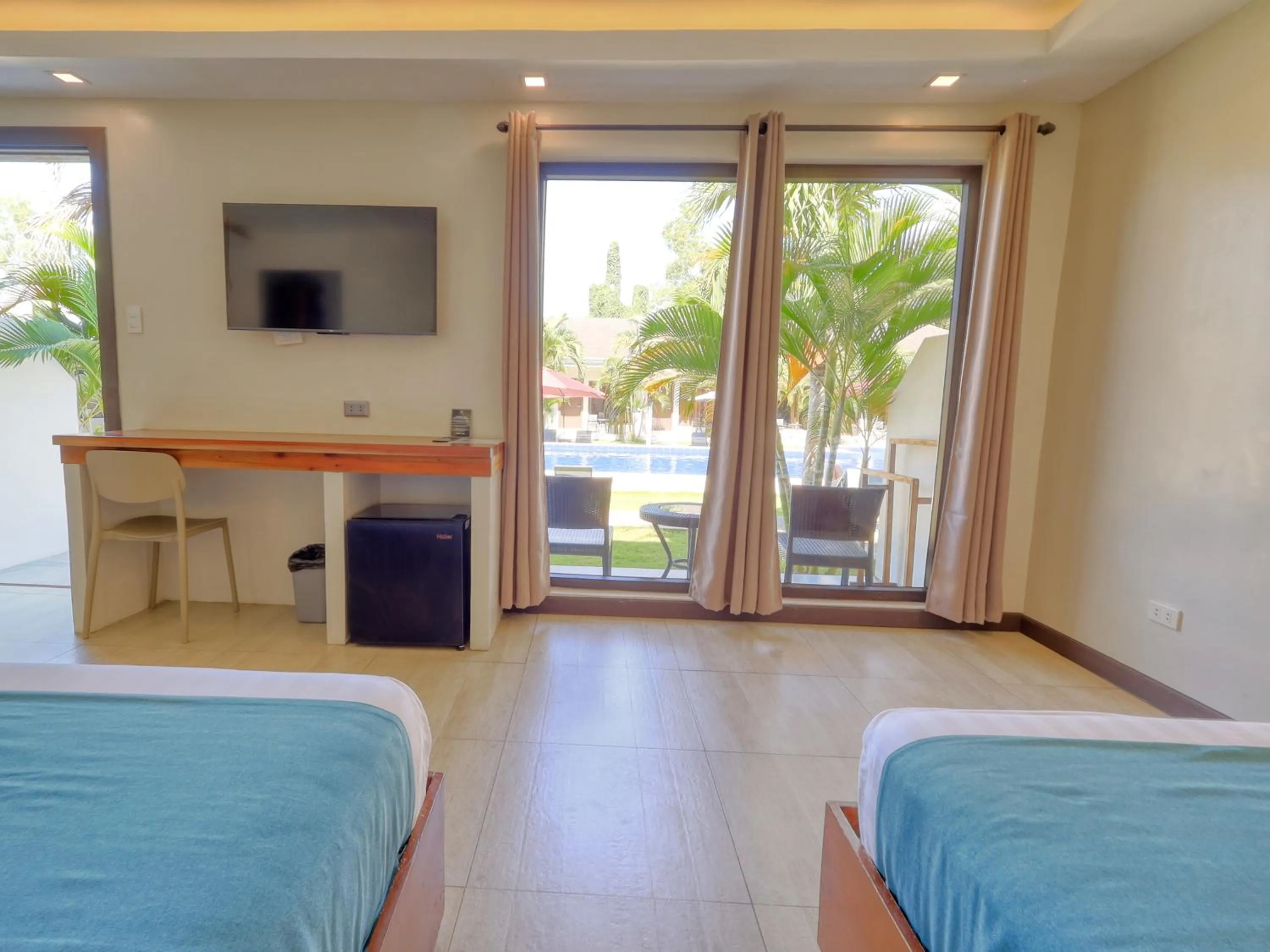 Bed in OHANA, Panglao Resort.