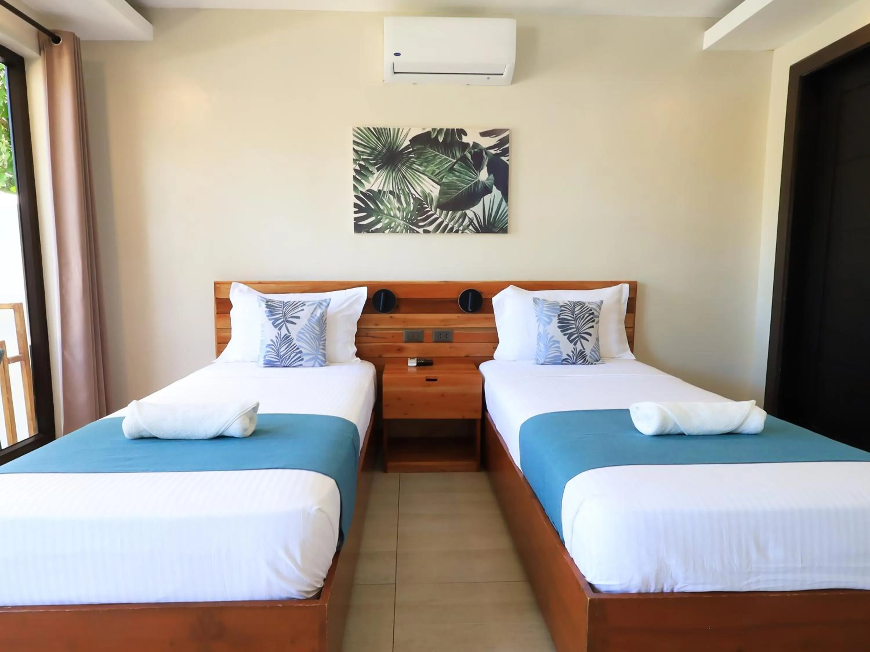 Bed in OHANA, Panglao Resort.