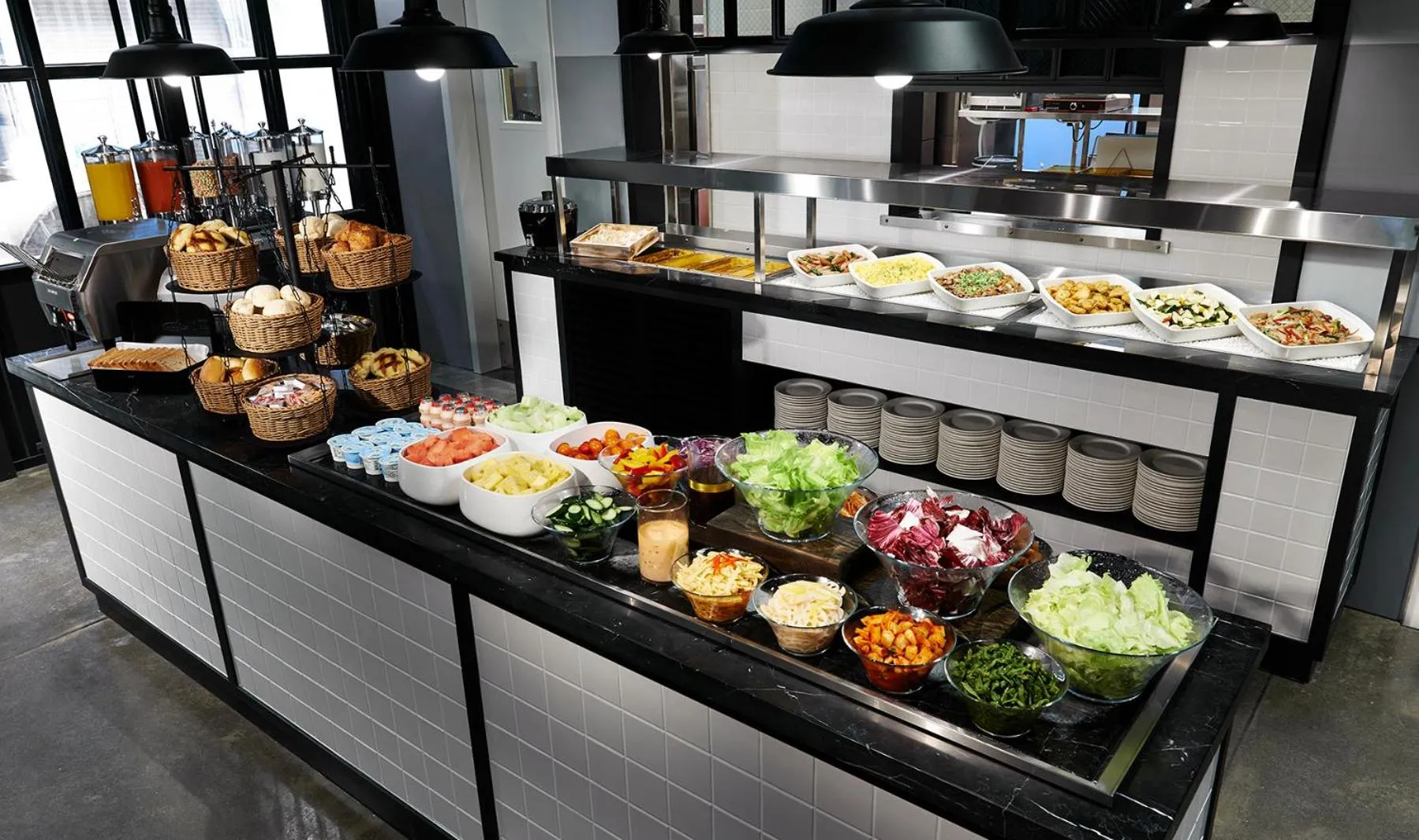 Buffet breakfast in Just Sleep - Sanchong