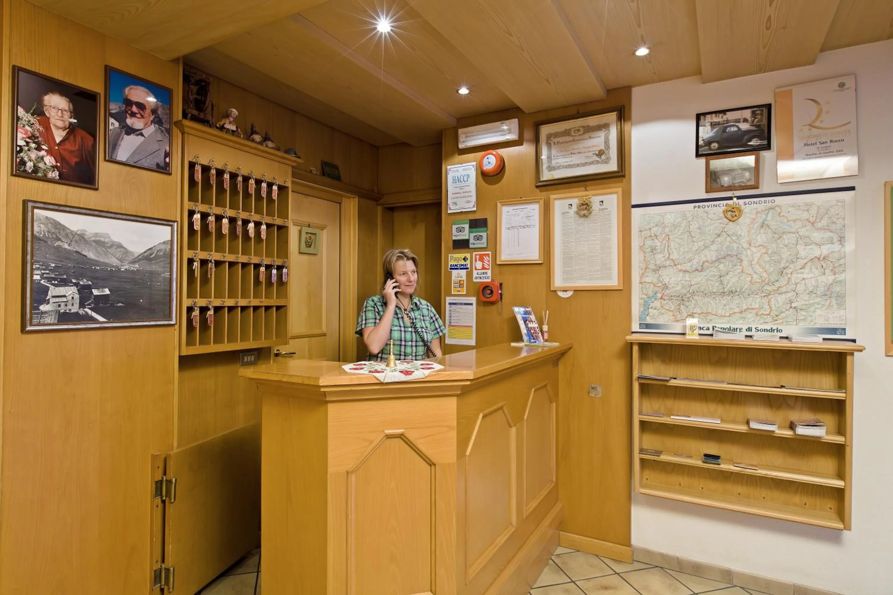 Lobby or reception in Hotel San Rocco