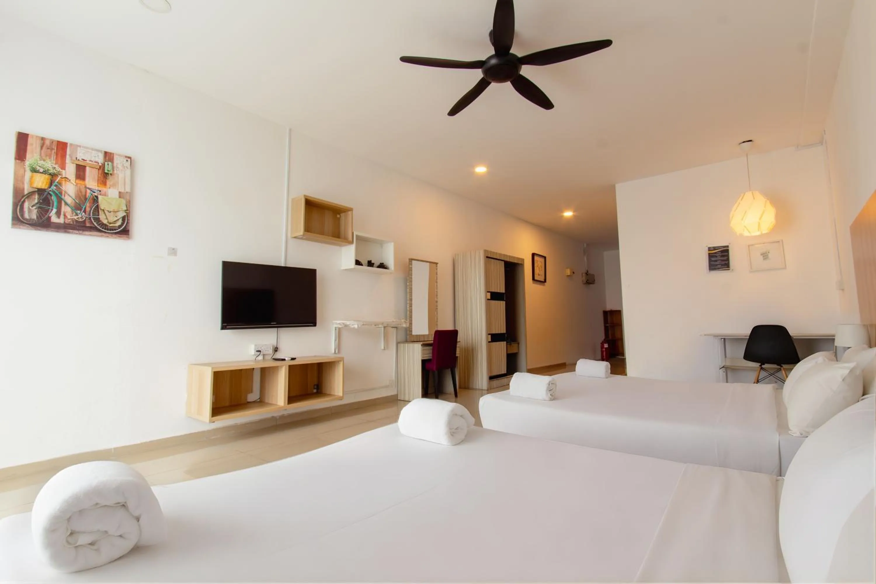 Bed in Bangi Perdana Hotel