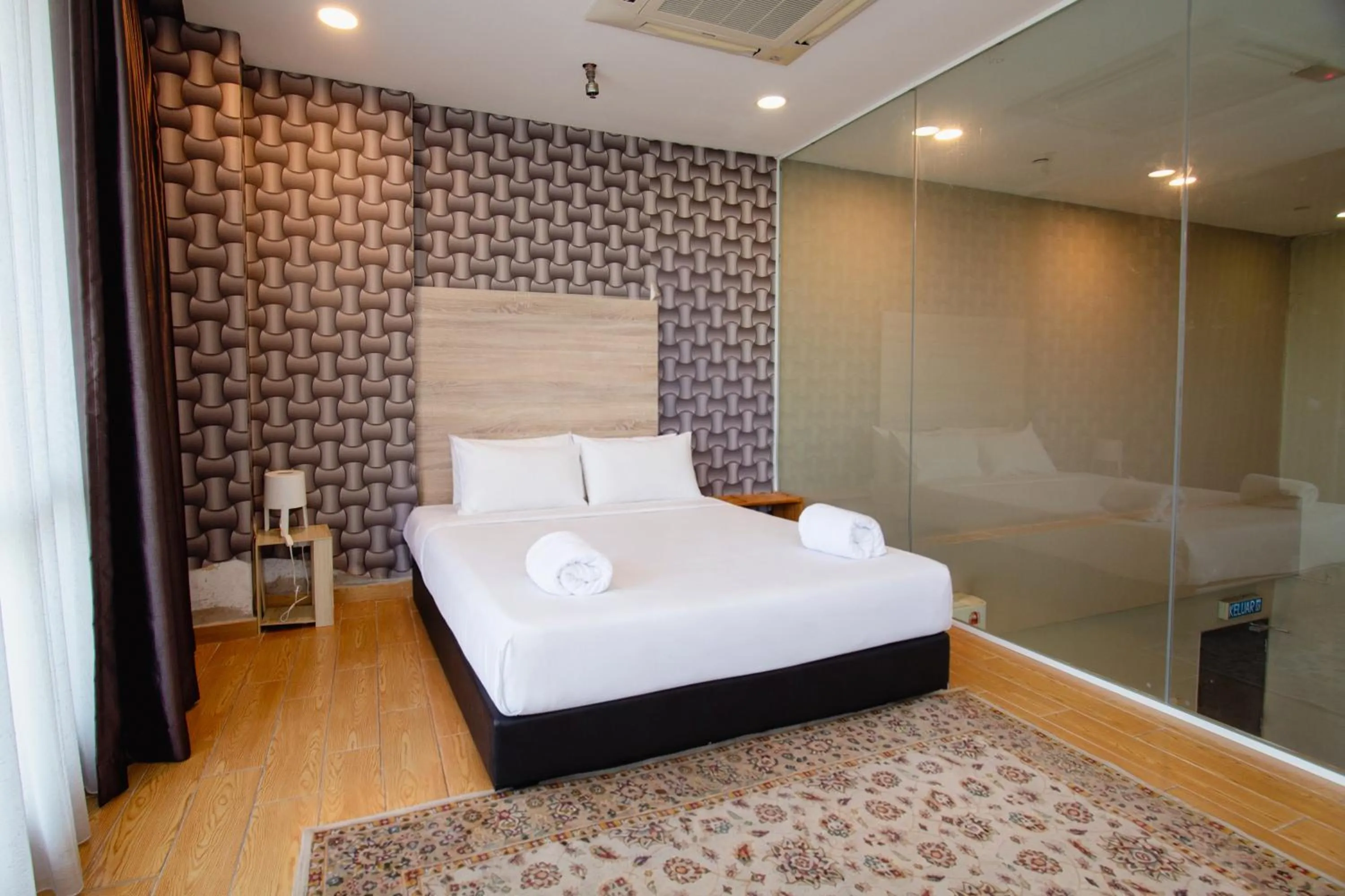 Bed in Bangi Perdana Hotel