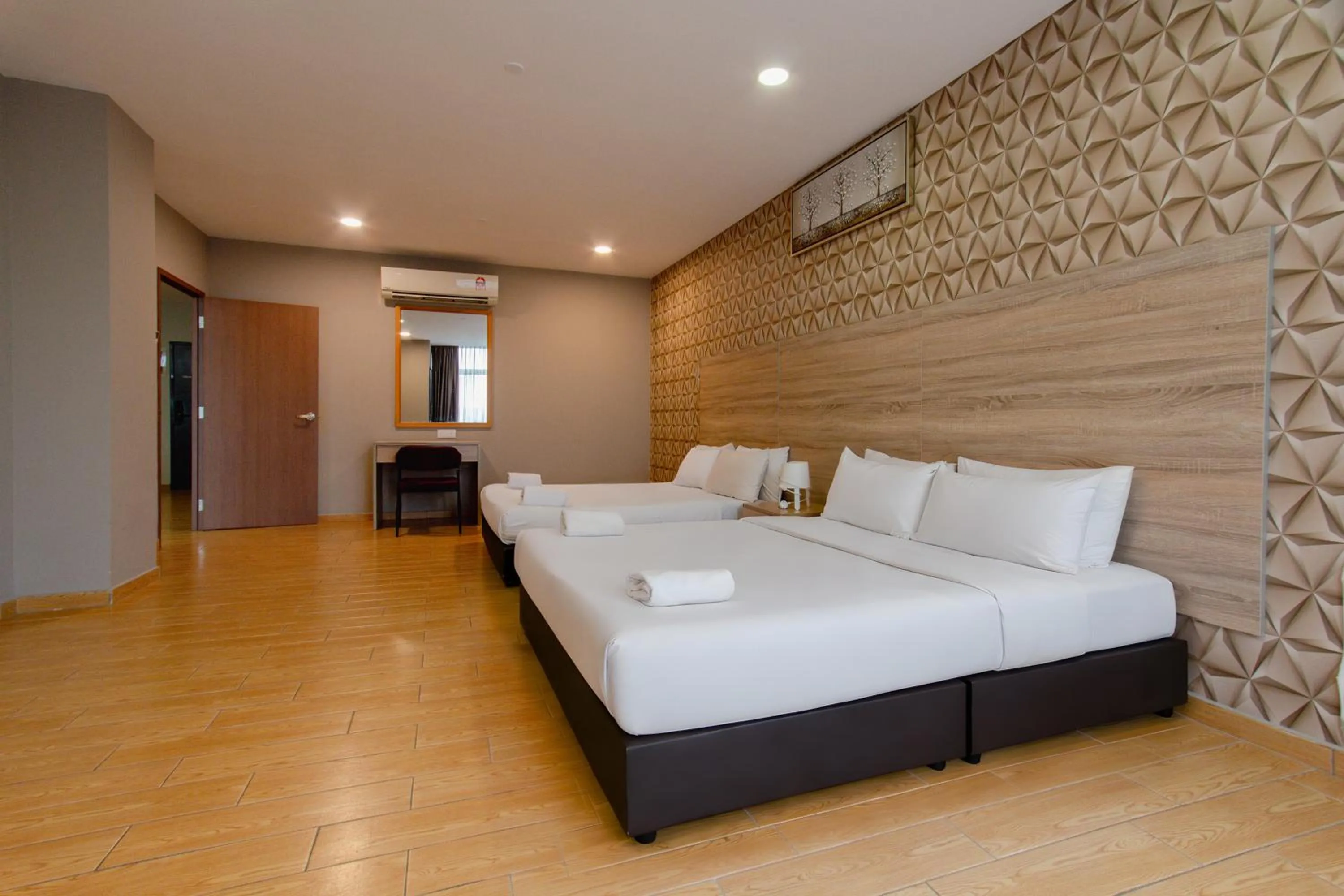 Bed in Bangi Perdana Hotel