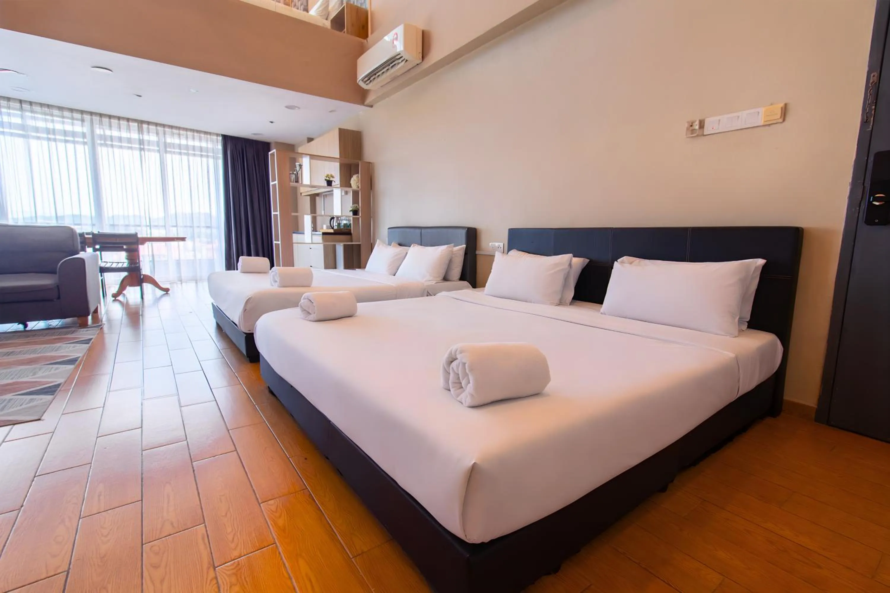 Bed in Bangi Perdana Hotel