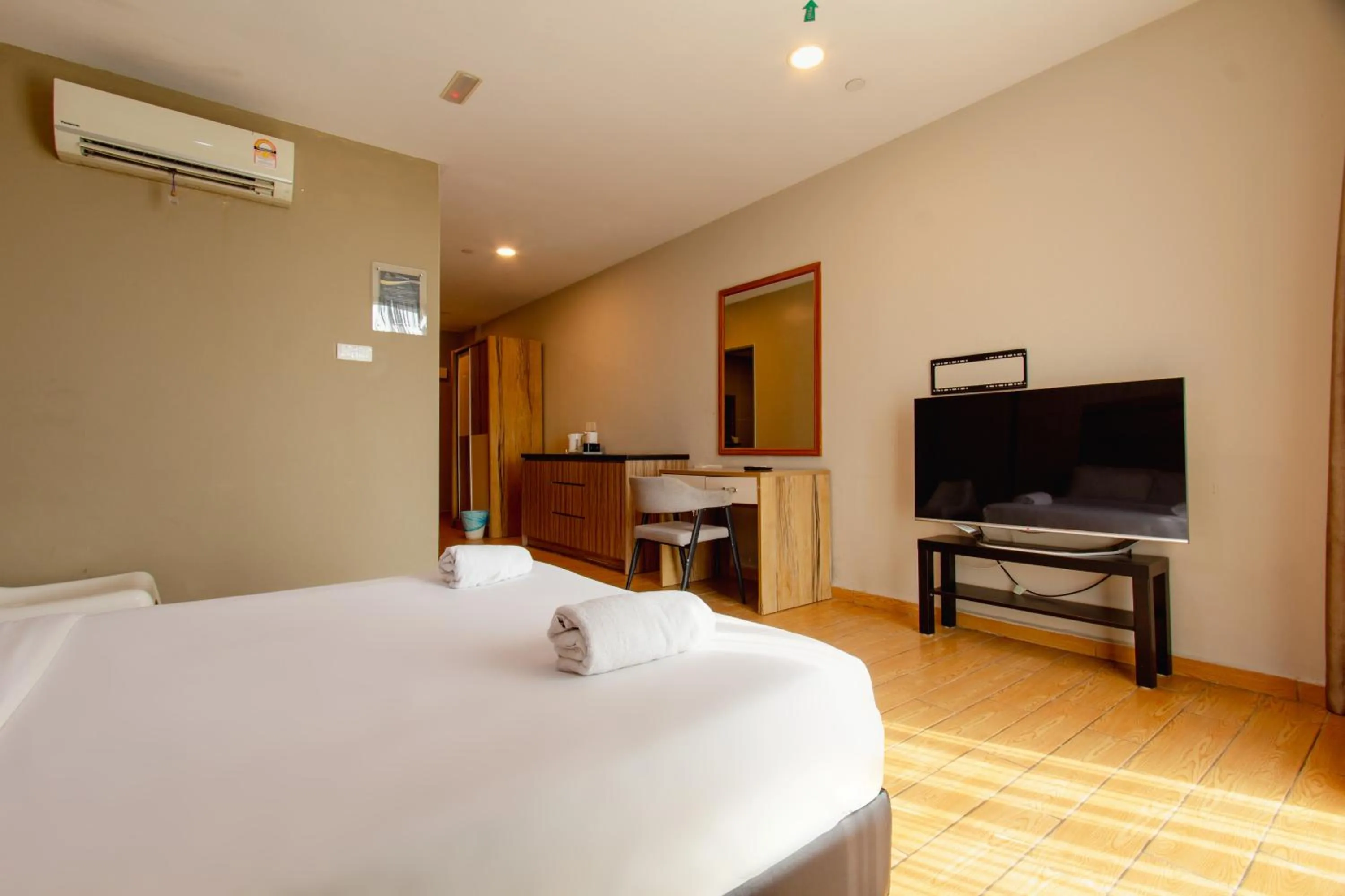 Bed in Bangi Perdana Hotel