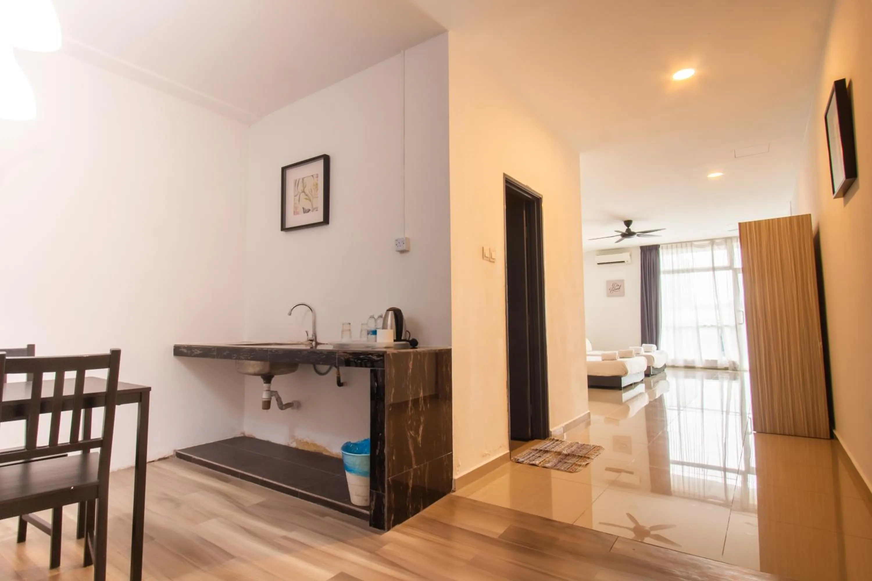 Kitchen or kitchenette in Bangi Perdana Hotel