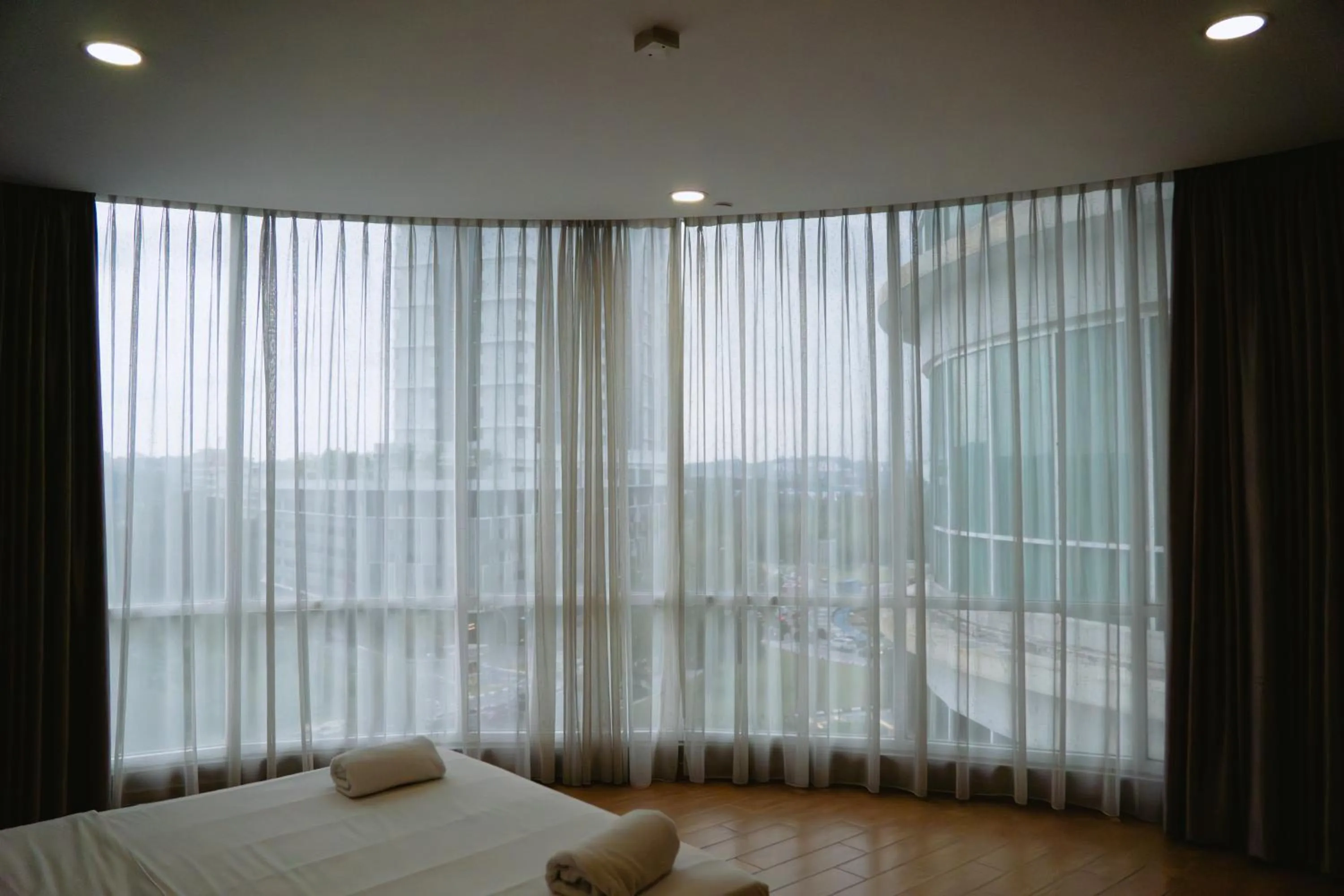 View (from property/room), Bed in Bangi Perdana Hotel