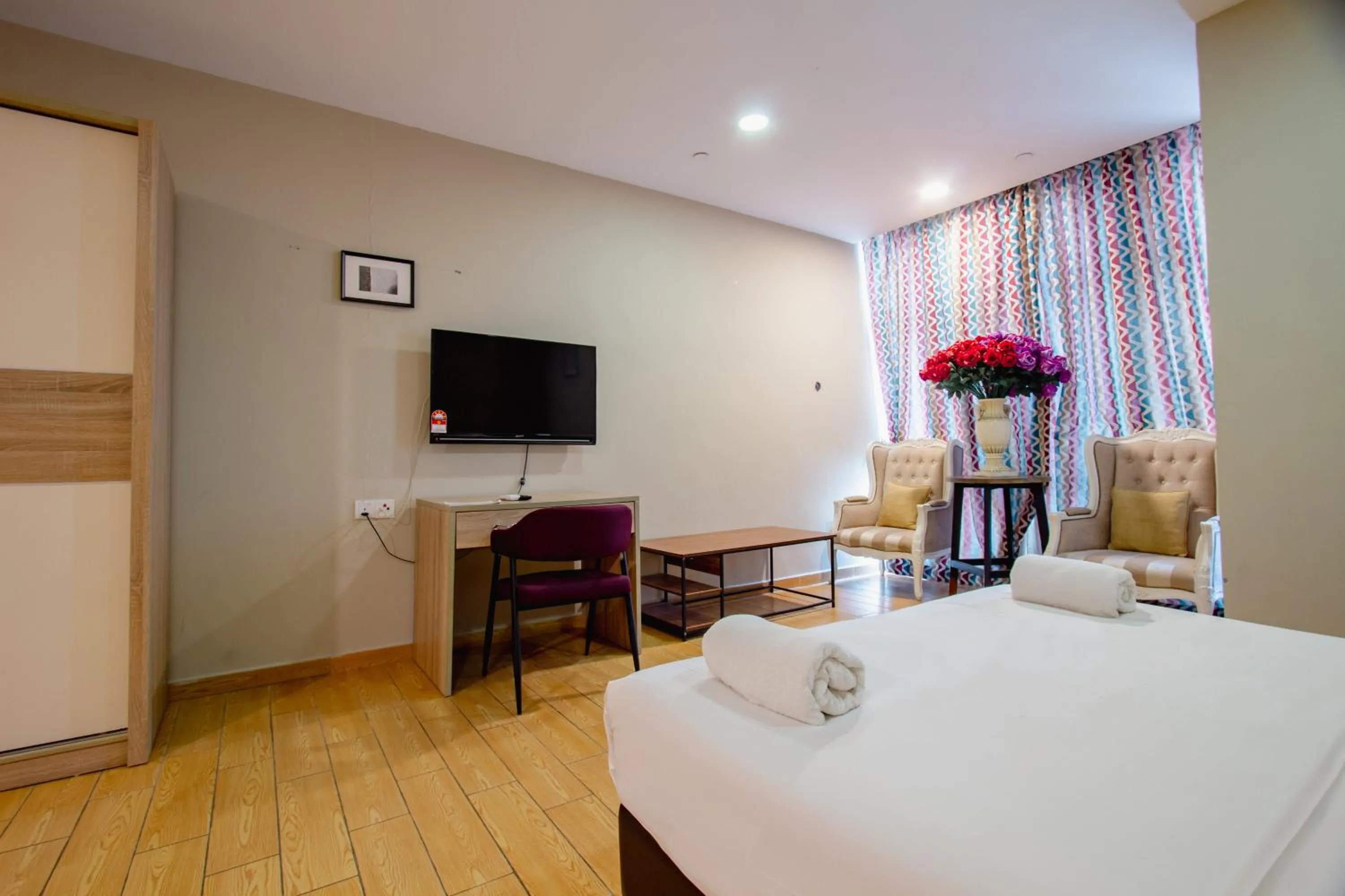 Bed in Bangi Perdana Hotel