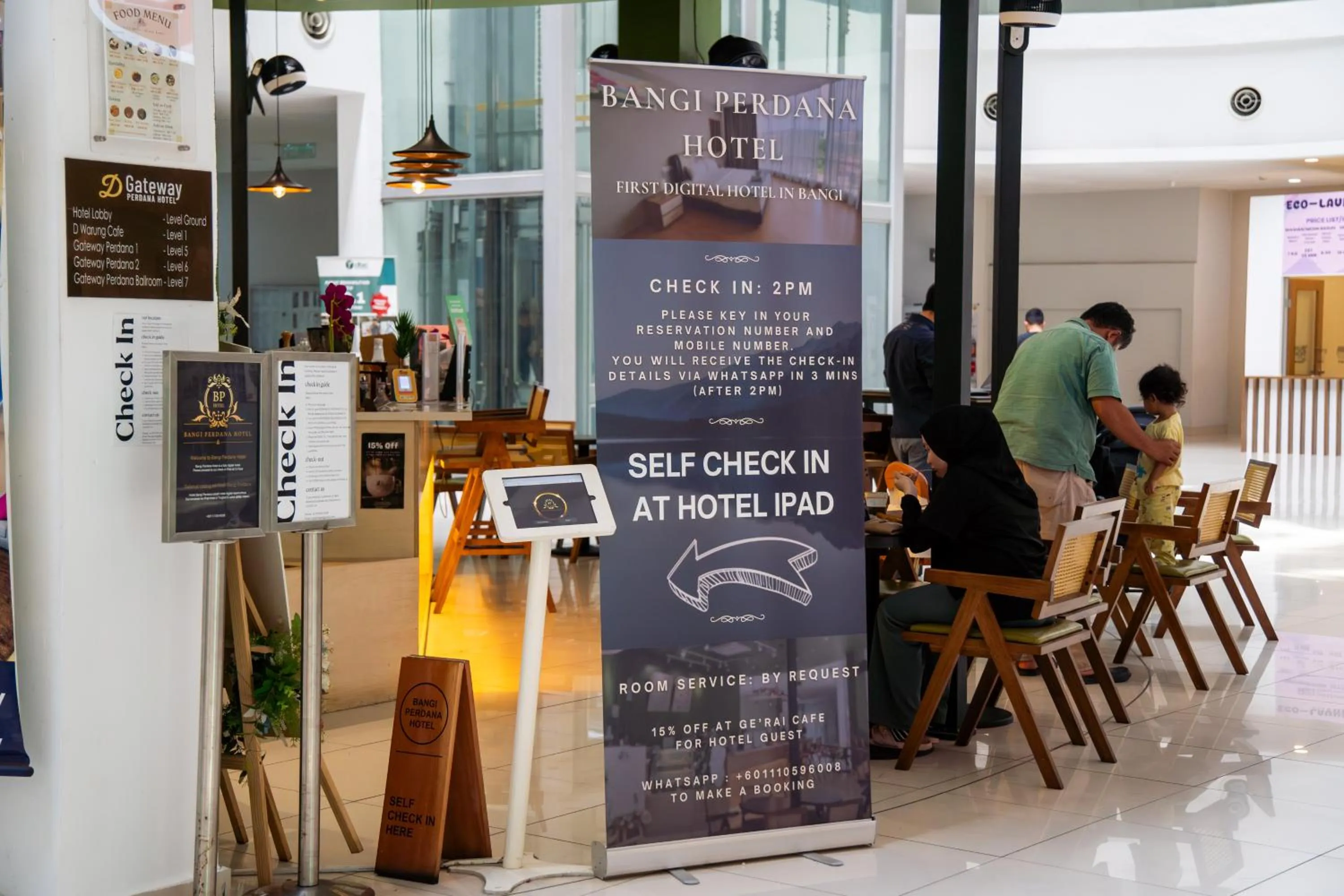 Restaurant/places to eat in Bangi Perdana Hotel