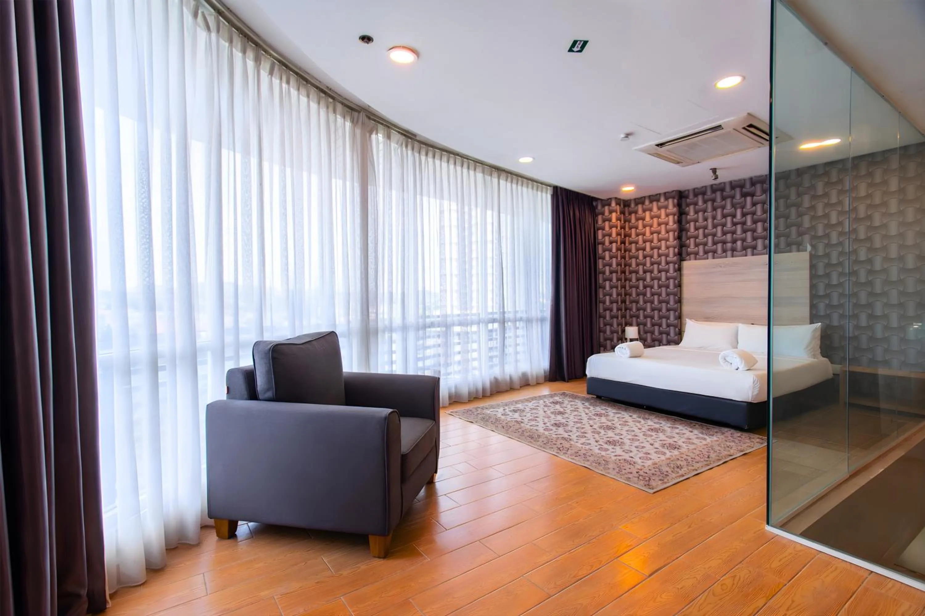 Bed in Bangi Perdana Hotel