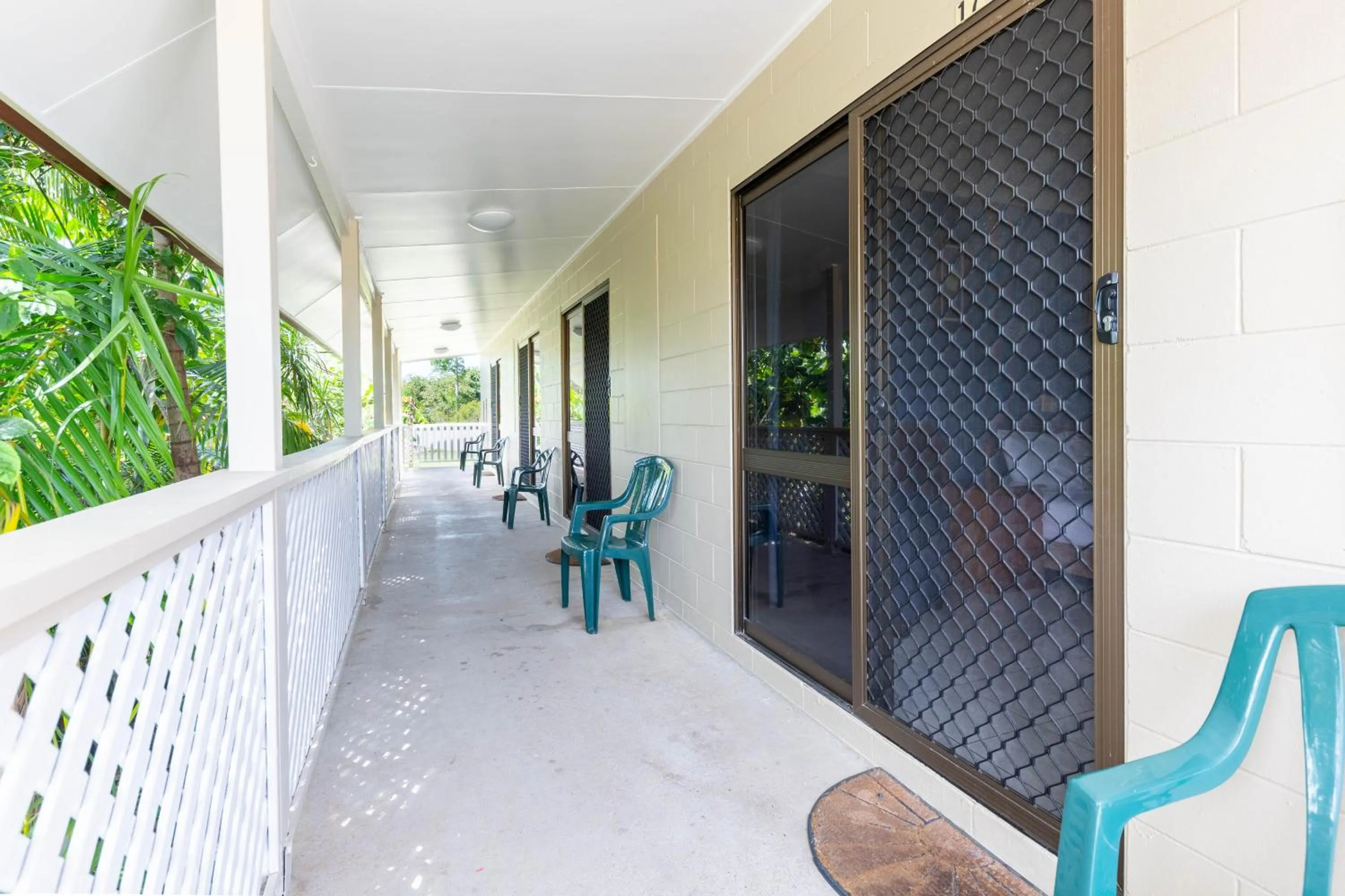 Patio in Motel Ingham