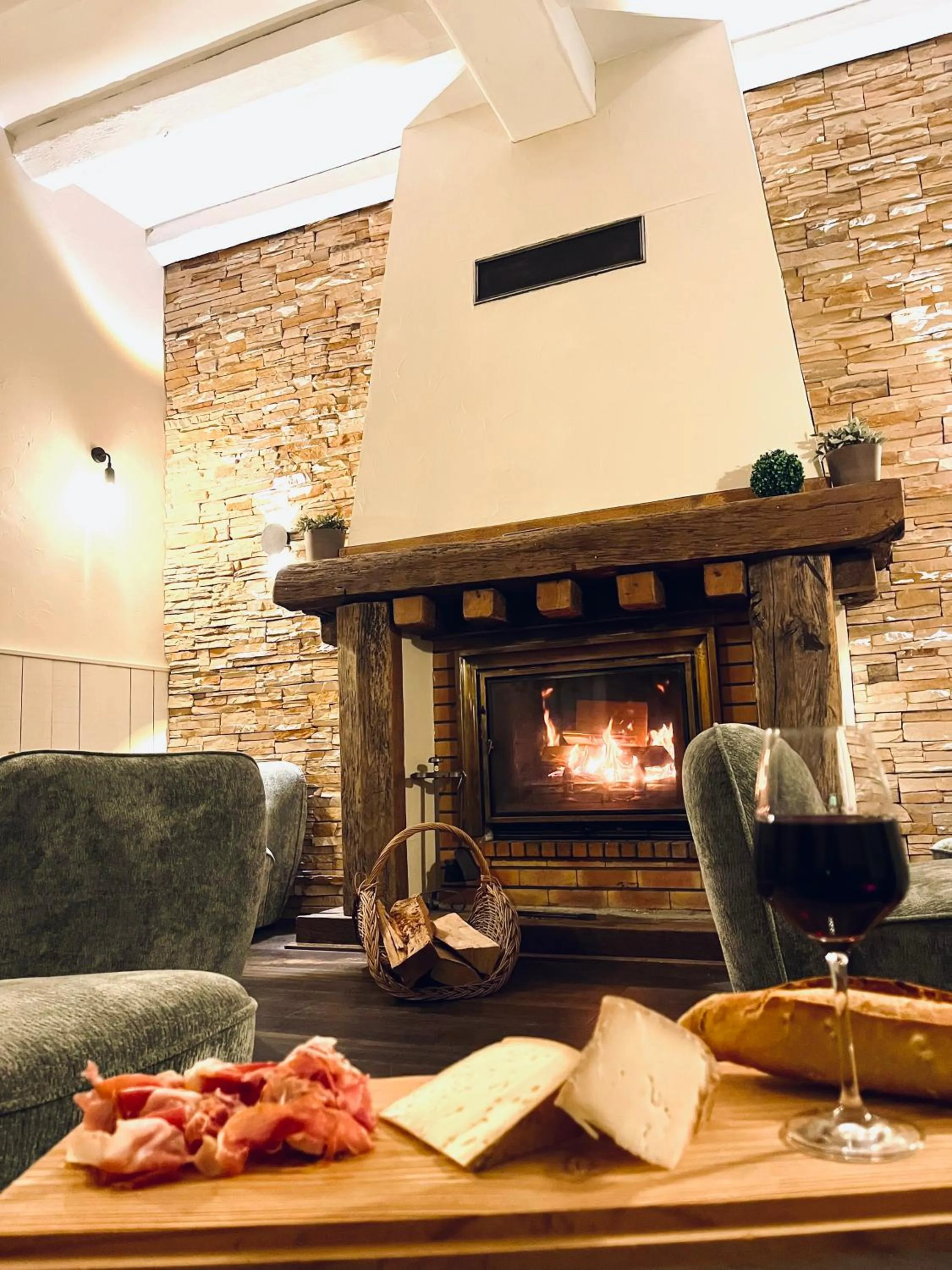 Living room in Le Sacca Hôtel restaurant