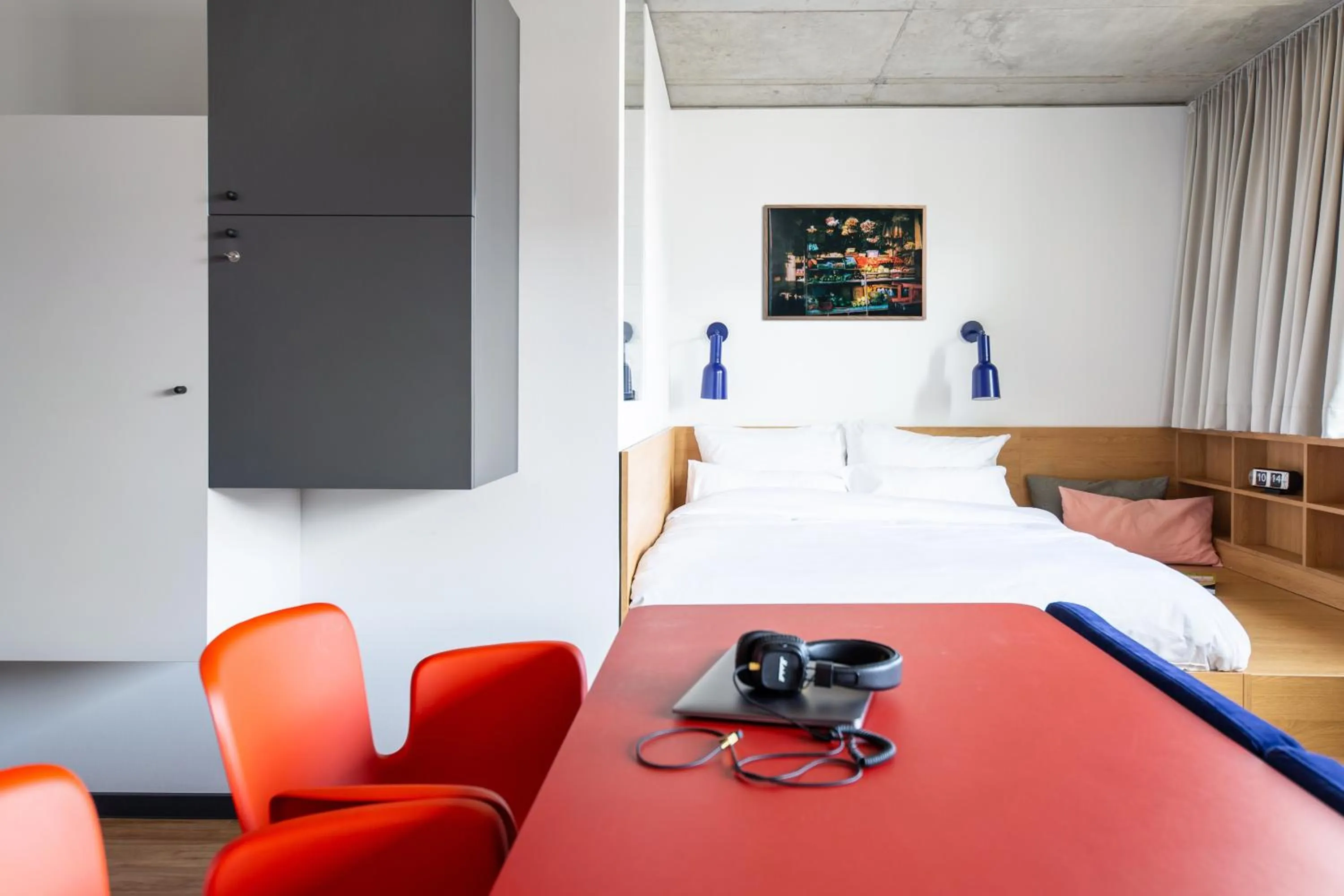 Bed in STAYERY Berlin Friedrichshain