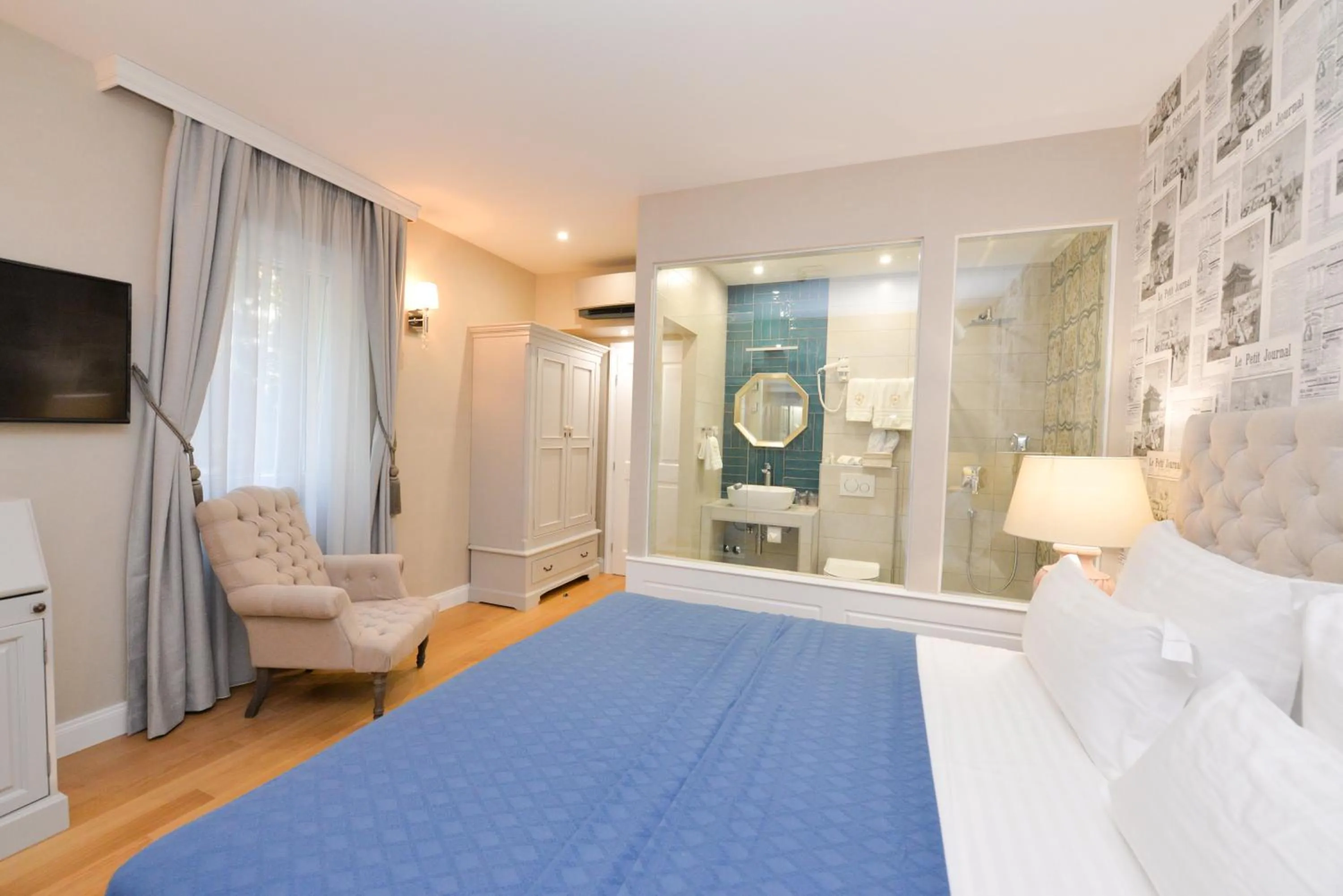 Bed in The Duke luxury rooms