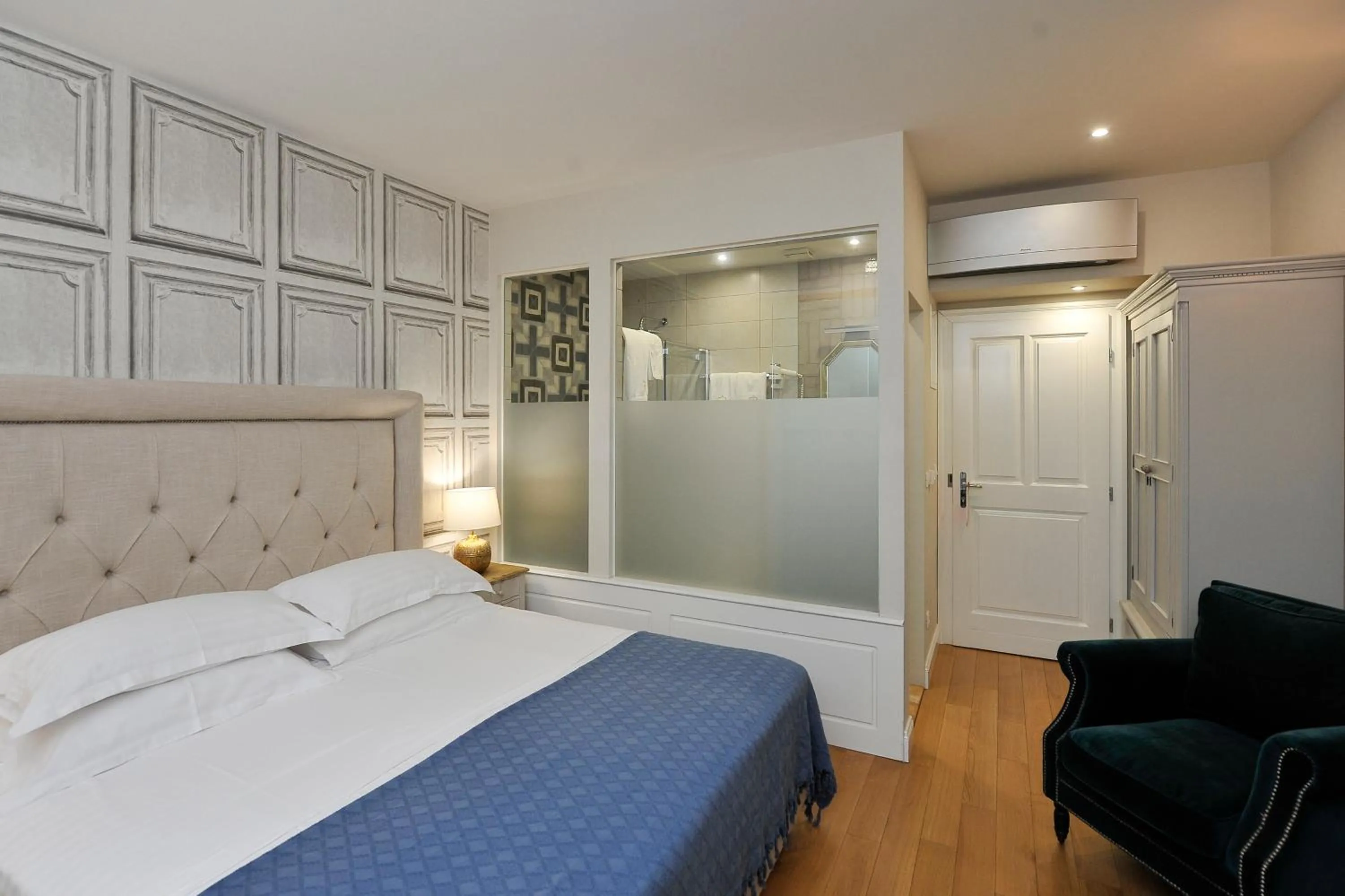 Bed in The Duke luxury rooms