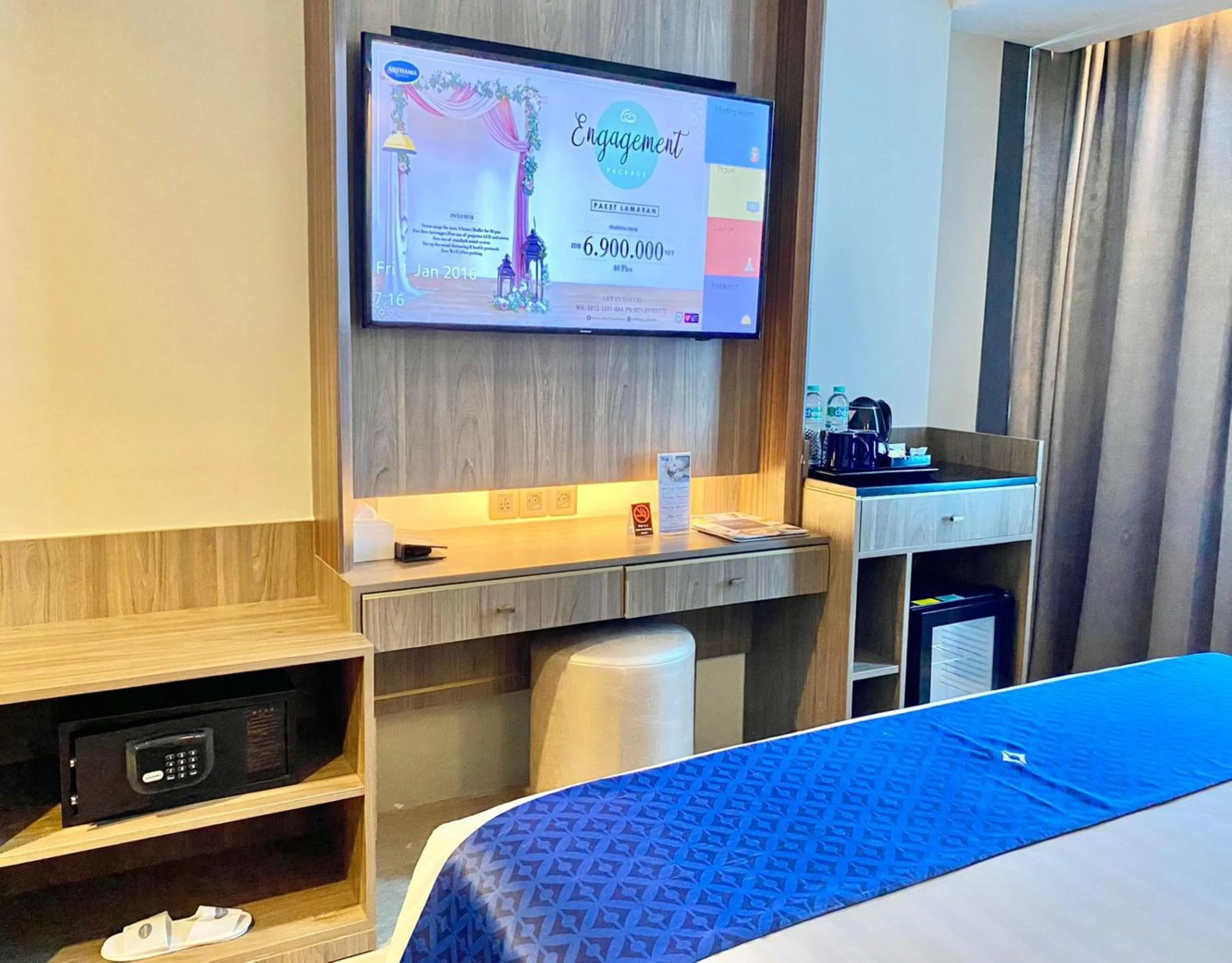 TV and multimedia, Bed in Arthama Tanah Abang Jakarta