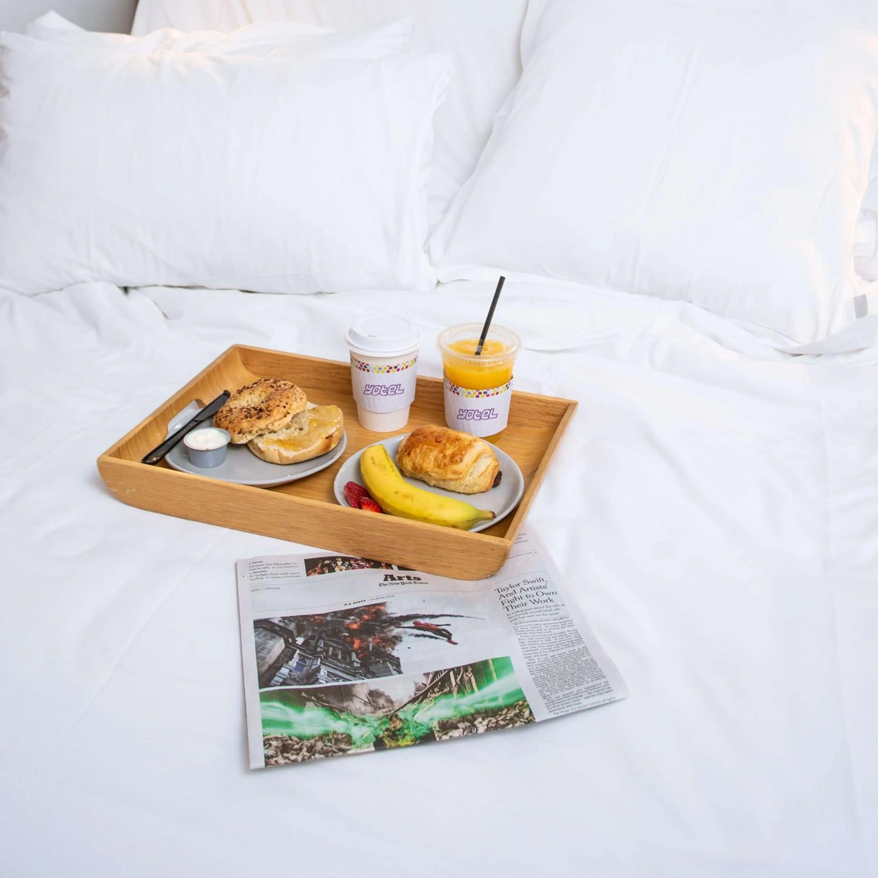 Breakfast, Bed in YOTELAIR Singapore Changi Airport Landside