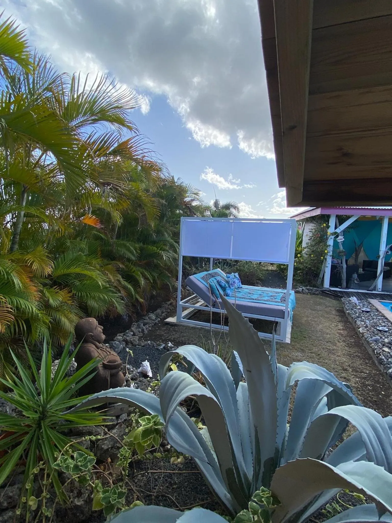 Garden in Au Bel'vue chez Sandrine "Gite & Chambre d'hôtes"