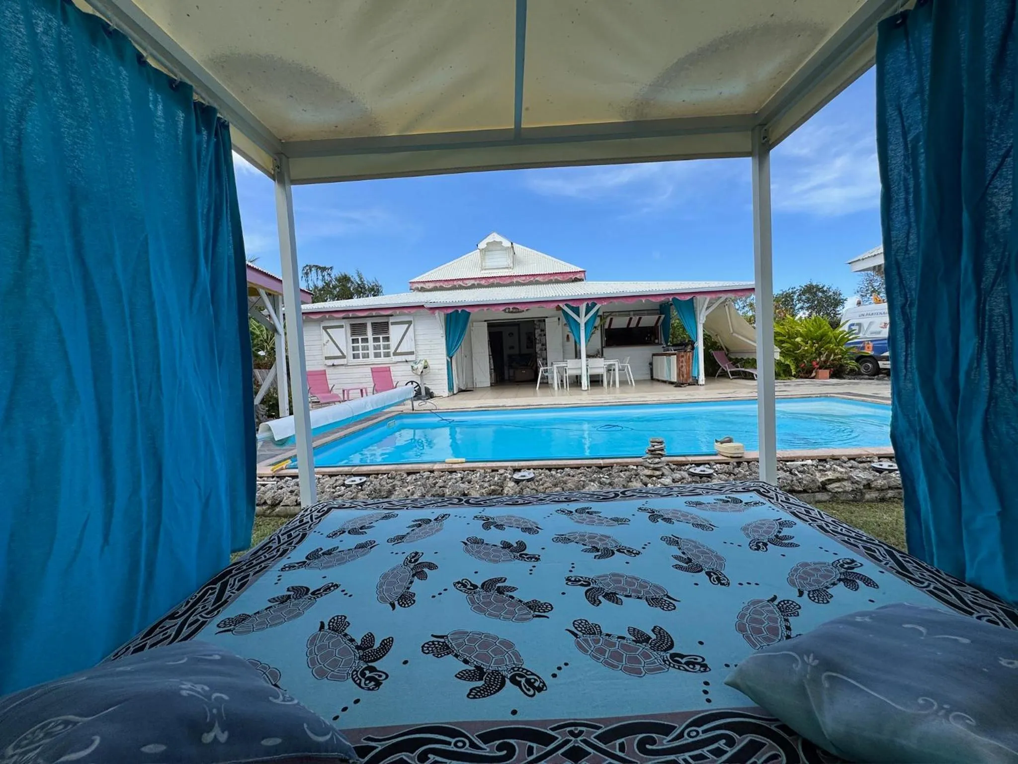 sunbed in Au Bel'vue chez Sandrine "Gite & Chambre d'hôtes"