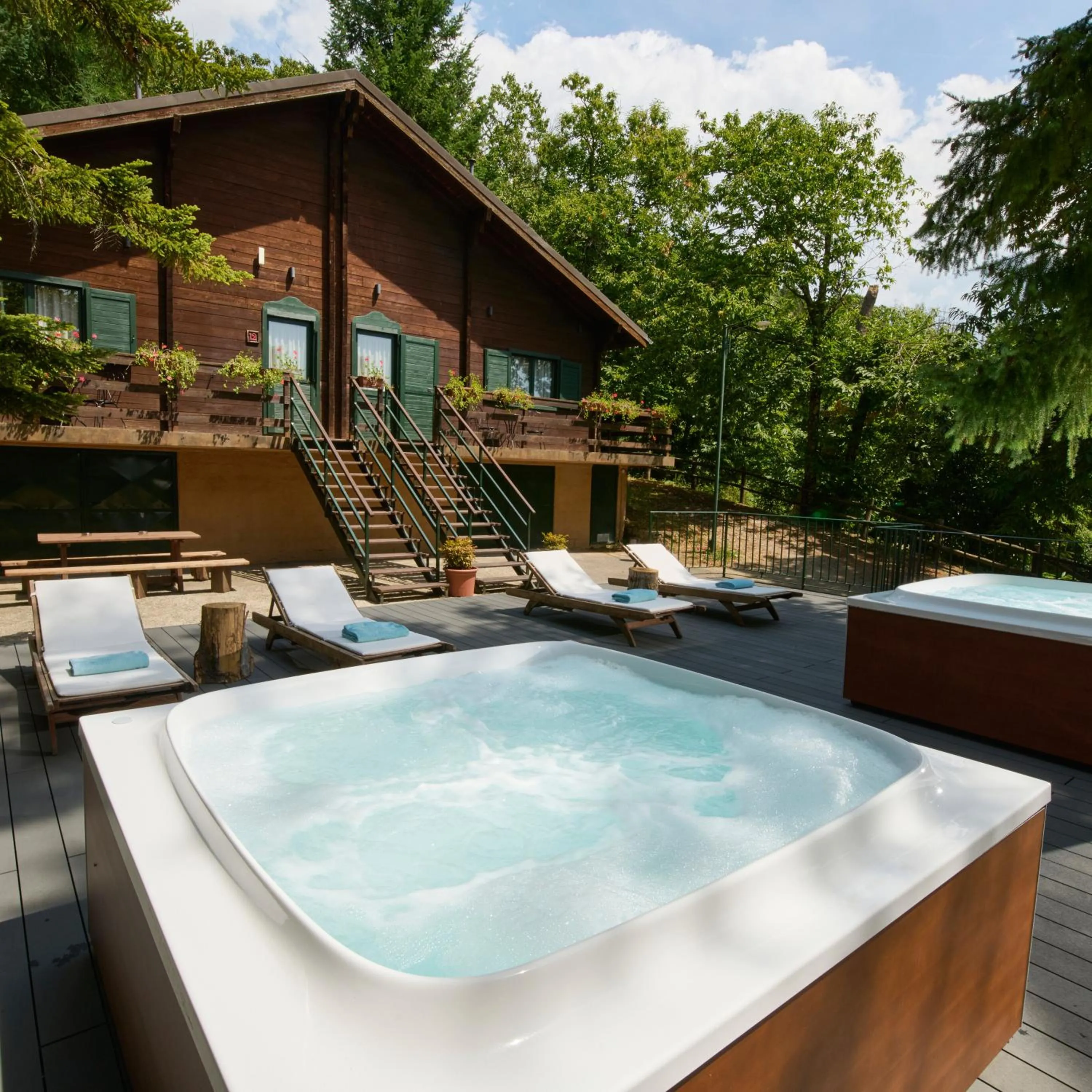Hot Tub in Il Ciocco Hotels