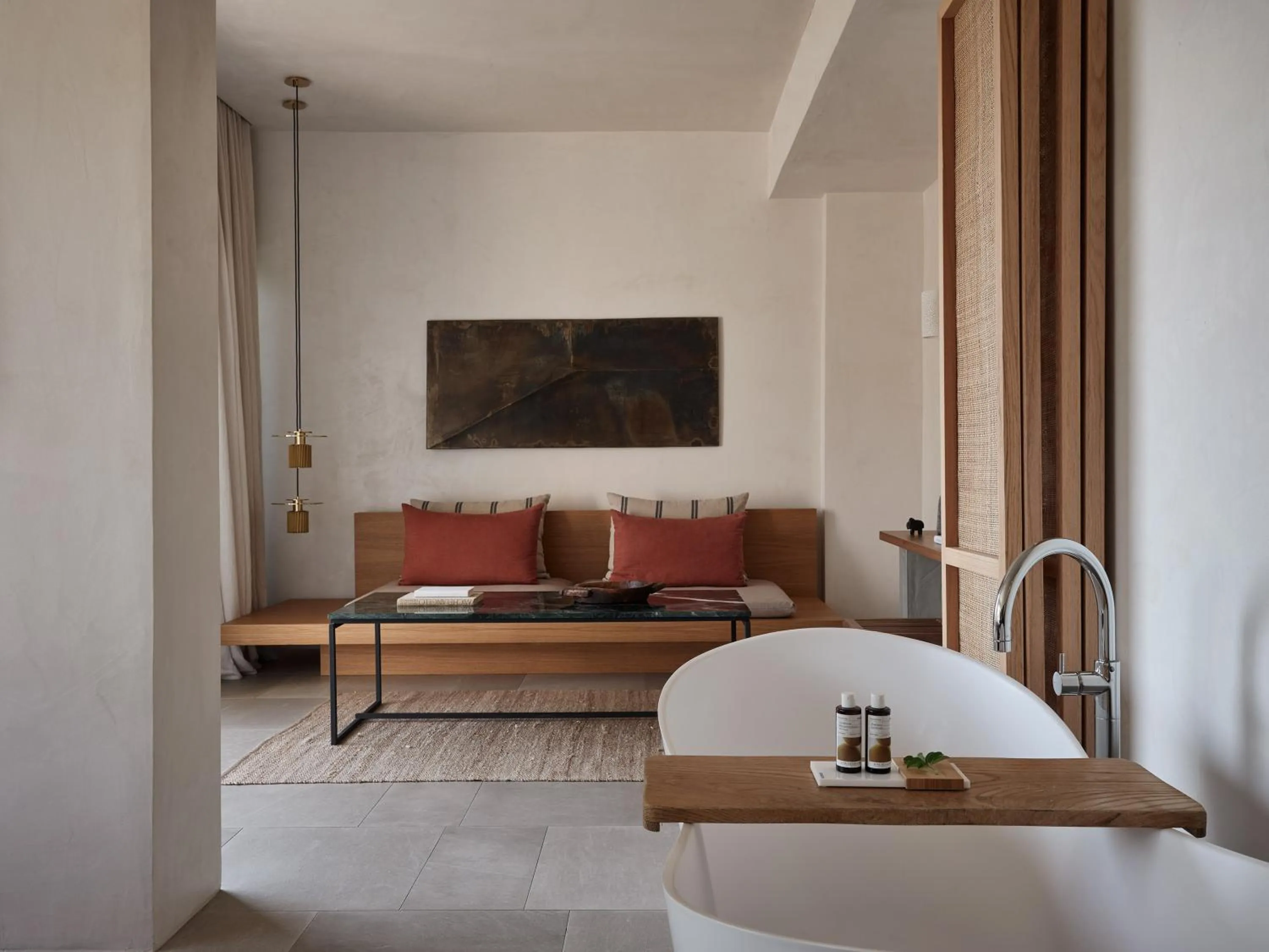 Bathroom, Bed in Port Royal Villas and Spa - Adults Only