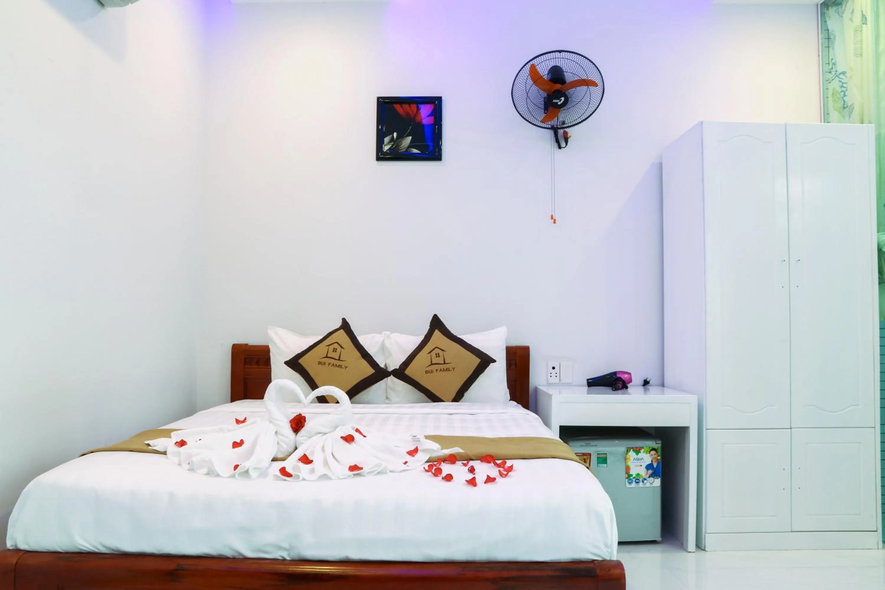 Bed in Bui Family Homestay