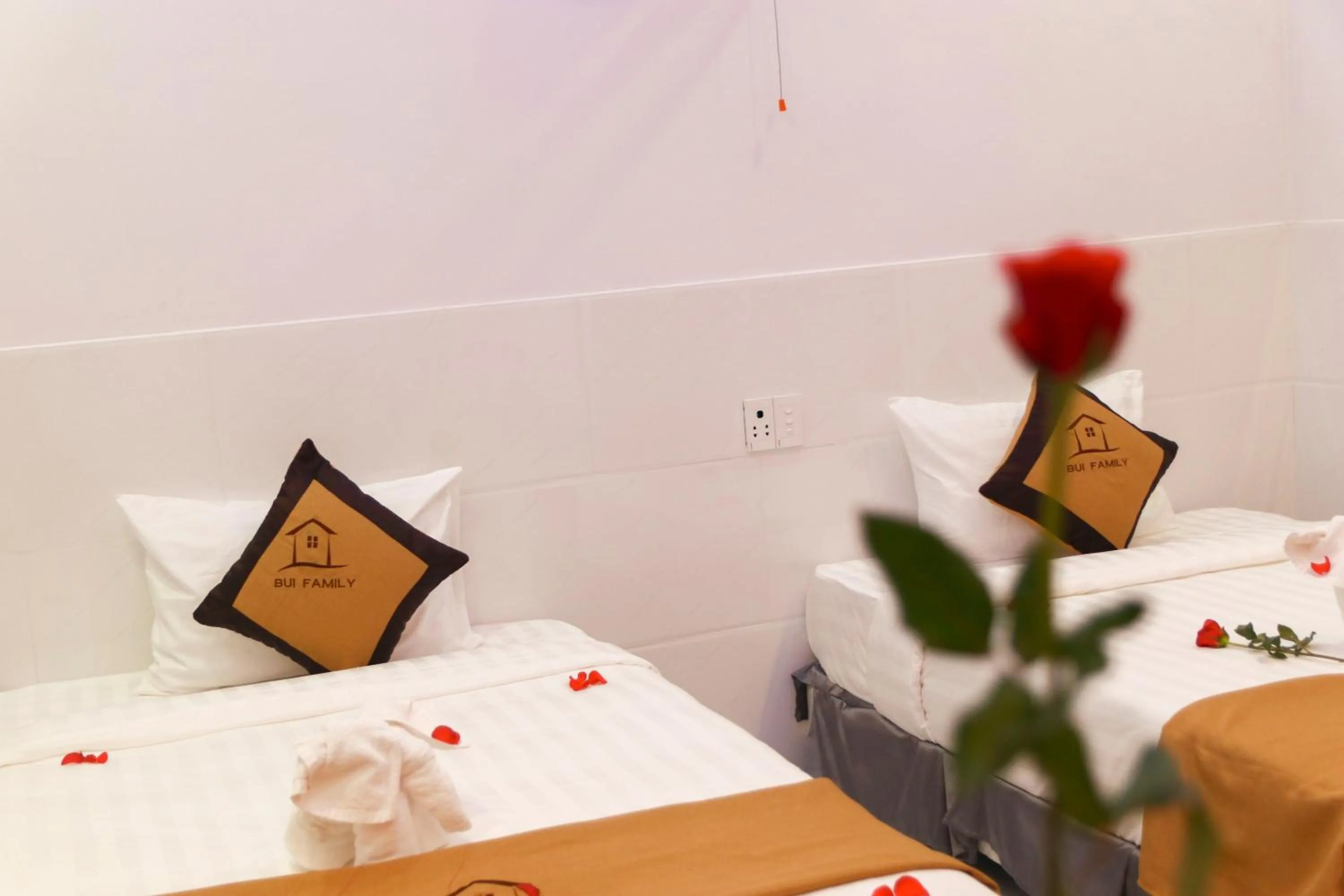 Bed in Bui Family Homestay