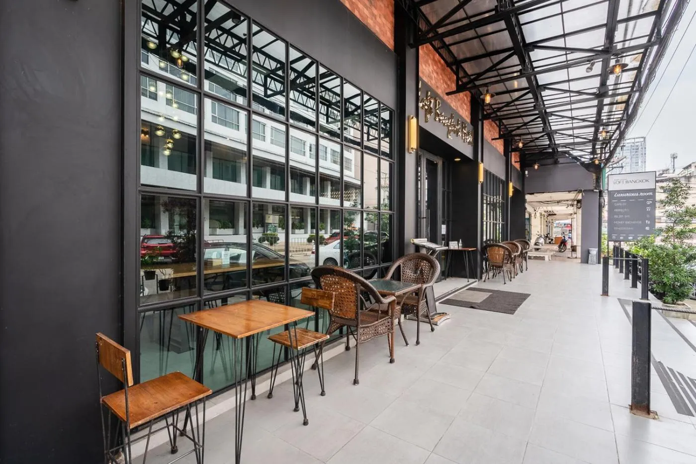 Property building in Loft Bangkok Hotel