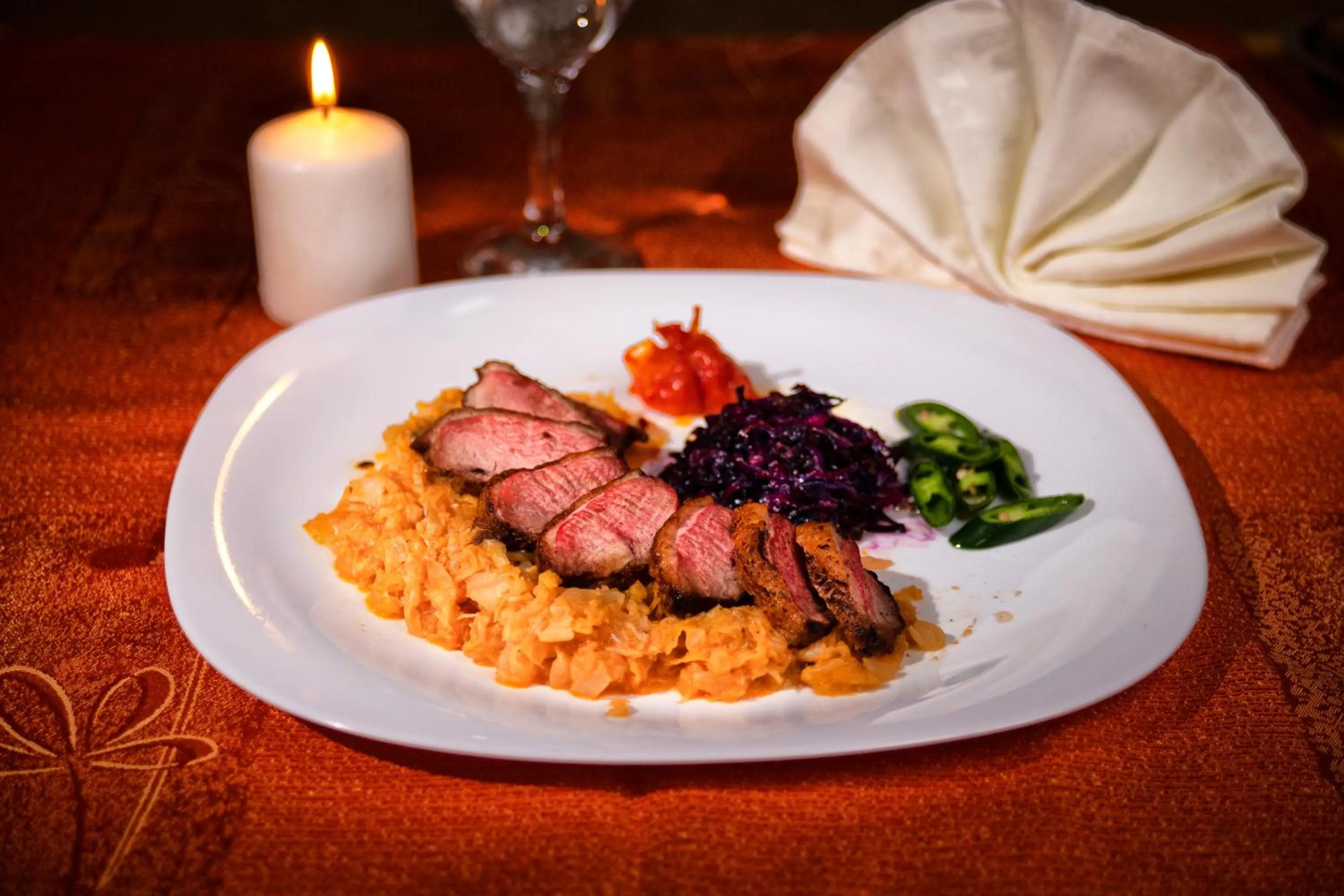 Food close-up in Casa Maria Arges