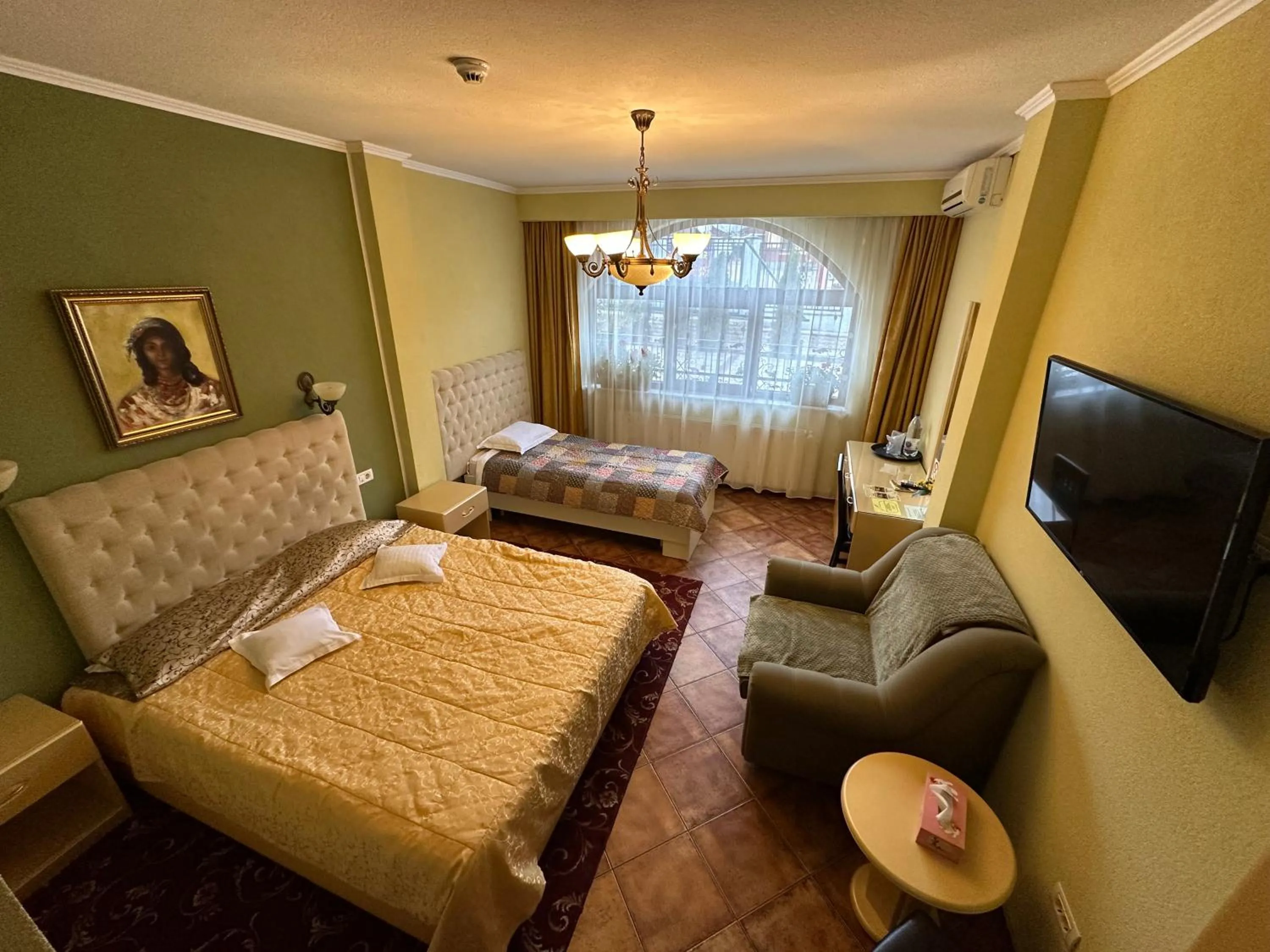 Bed in Casa Maria Arges