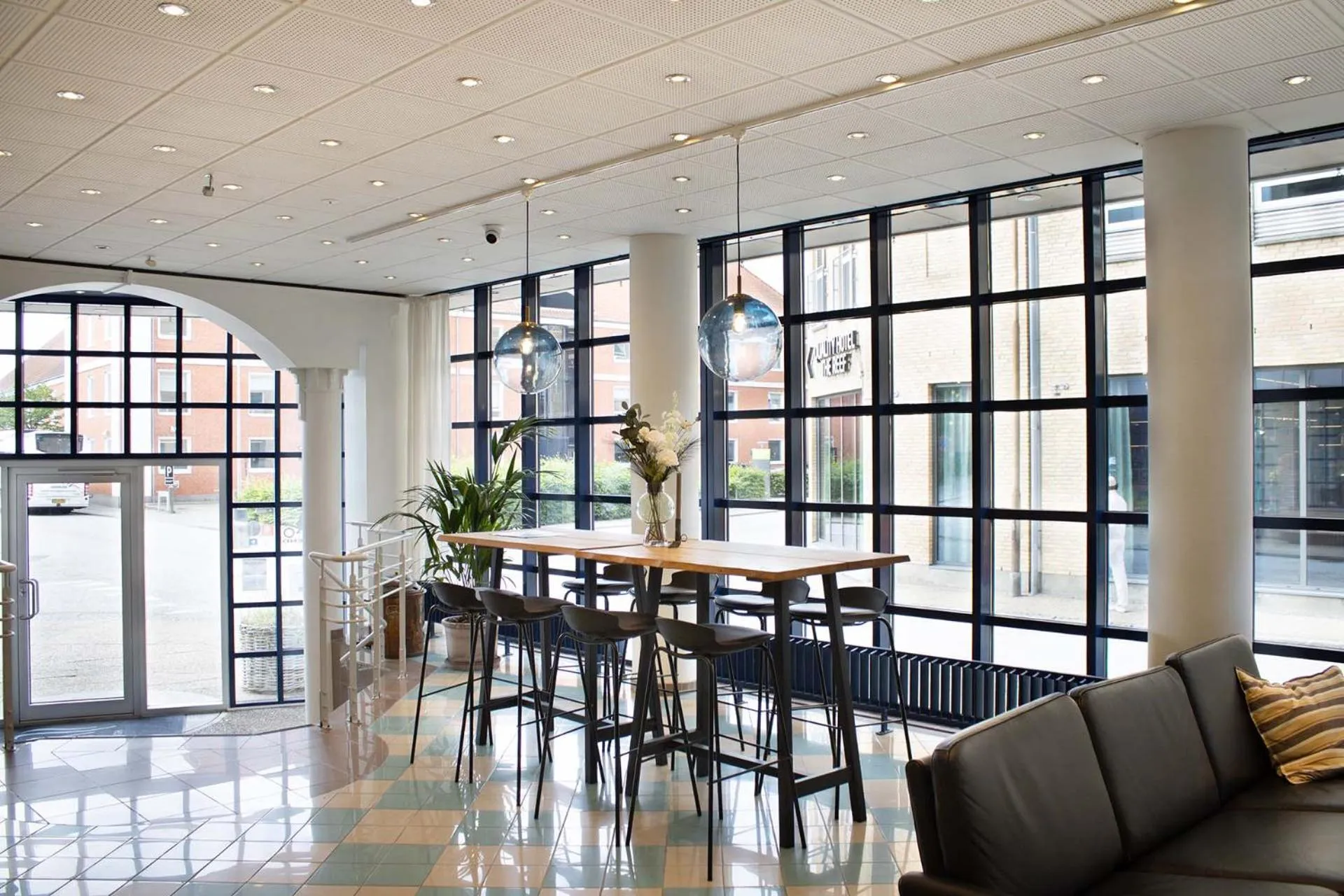 Lobby or reception in Hotel Frederikshavn