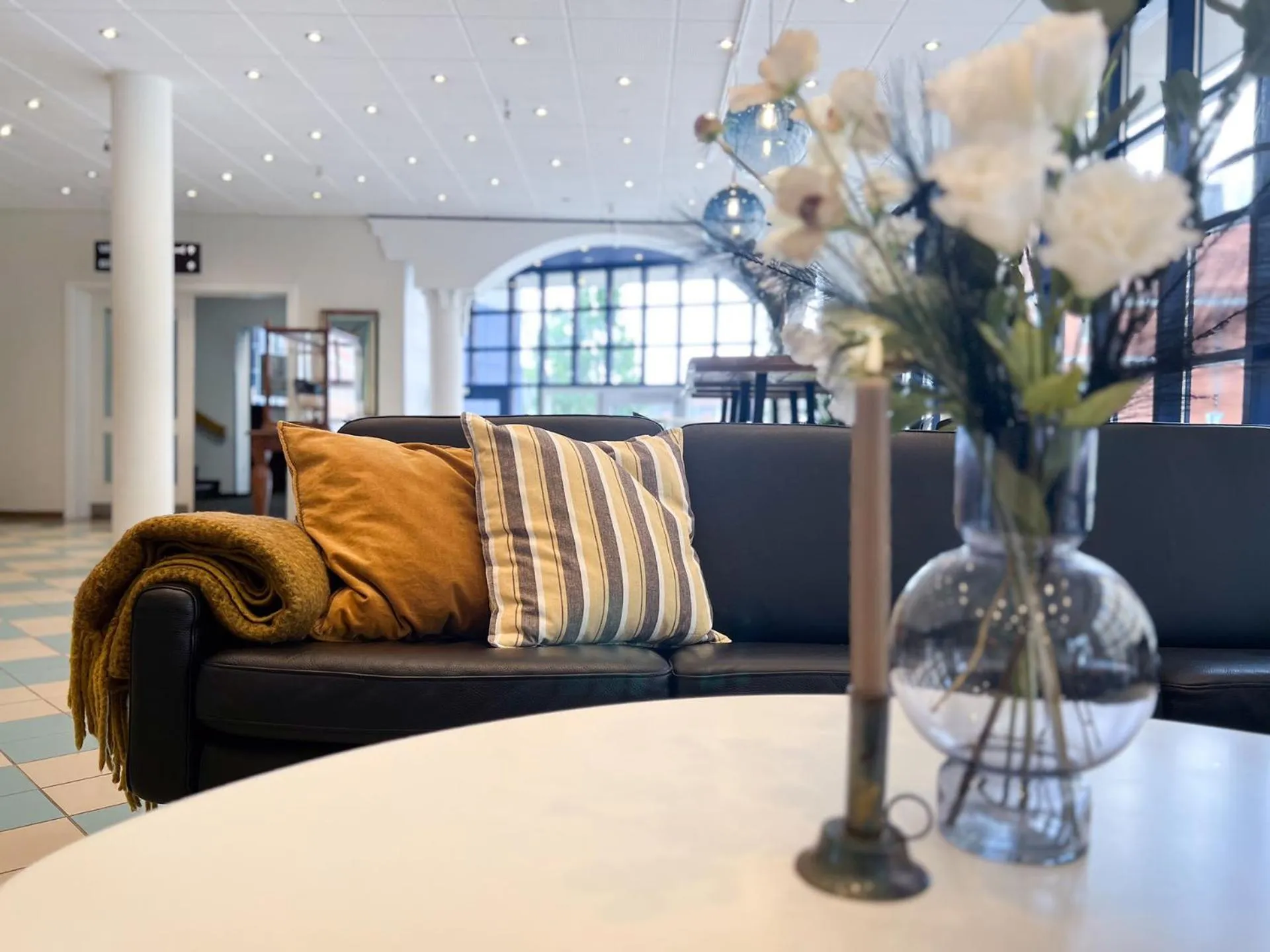Lobby or reception in Hotel Frederikshavn