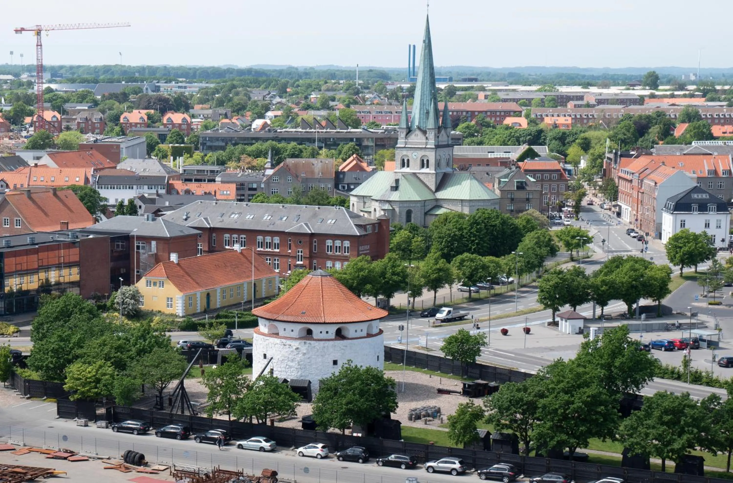 Bird's eye view in Hotel Frederikshavn
