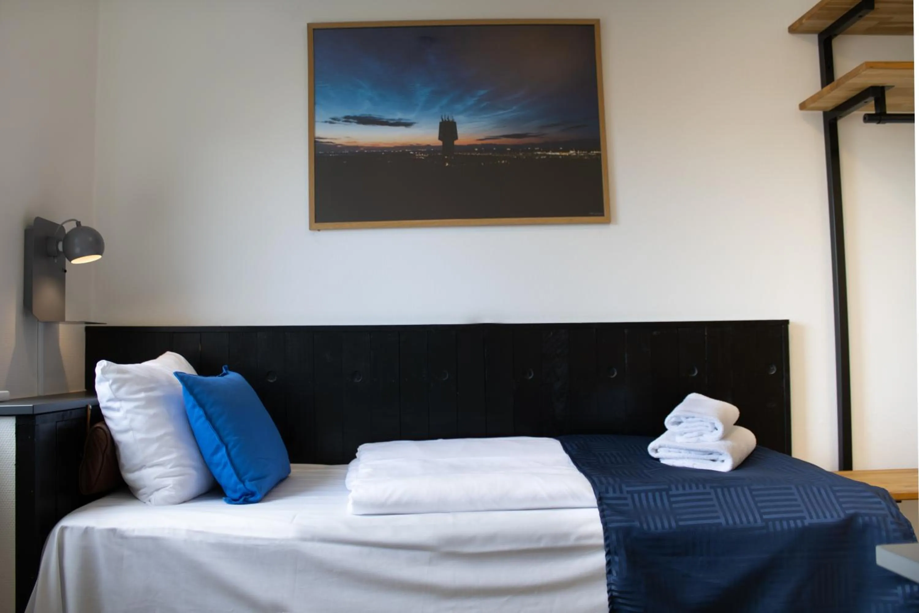 Bed in Hotel Frederikshavn
