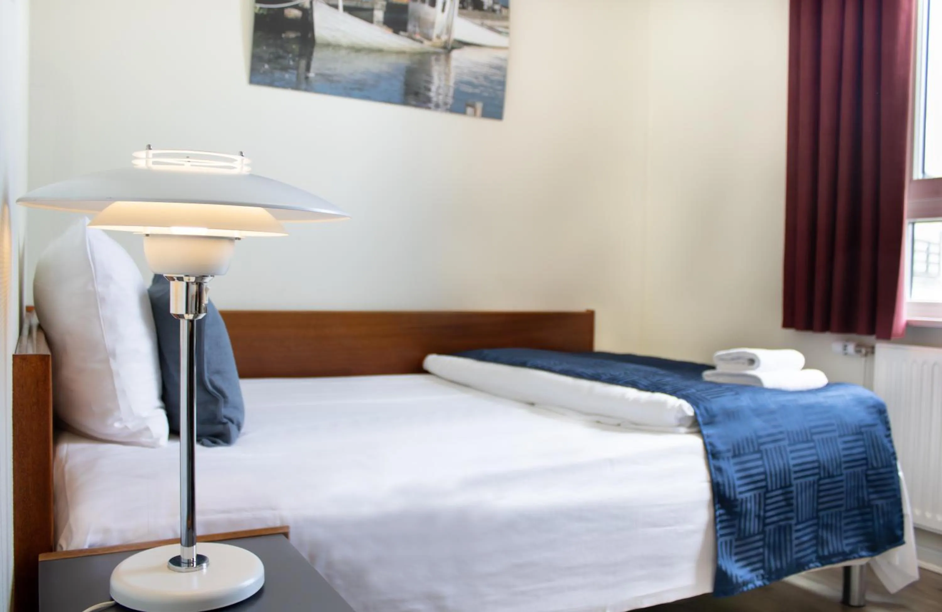 Bed in Hotel Frederikshavn