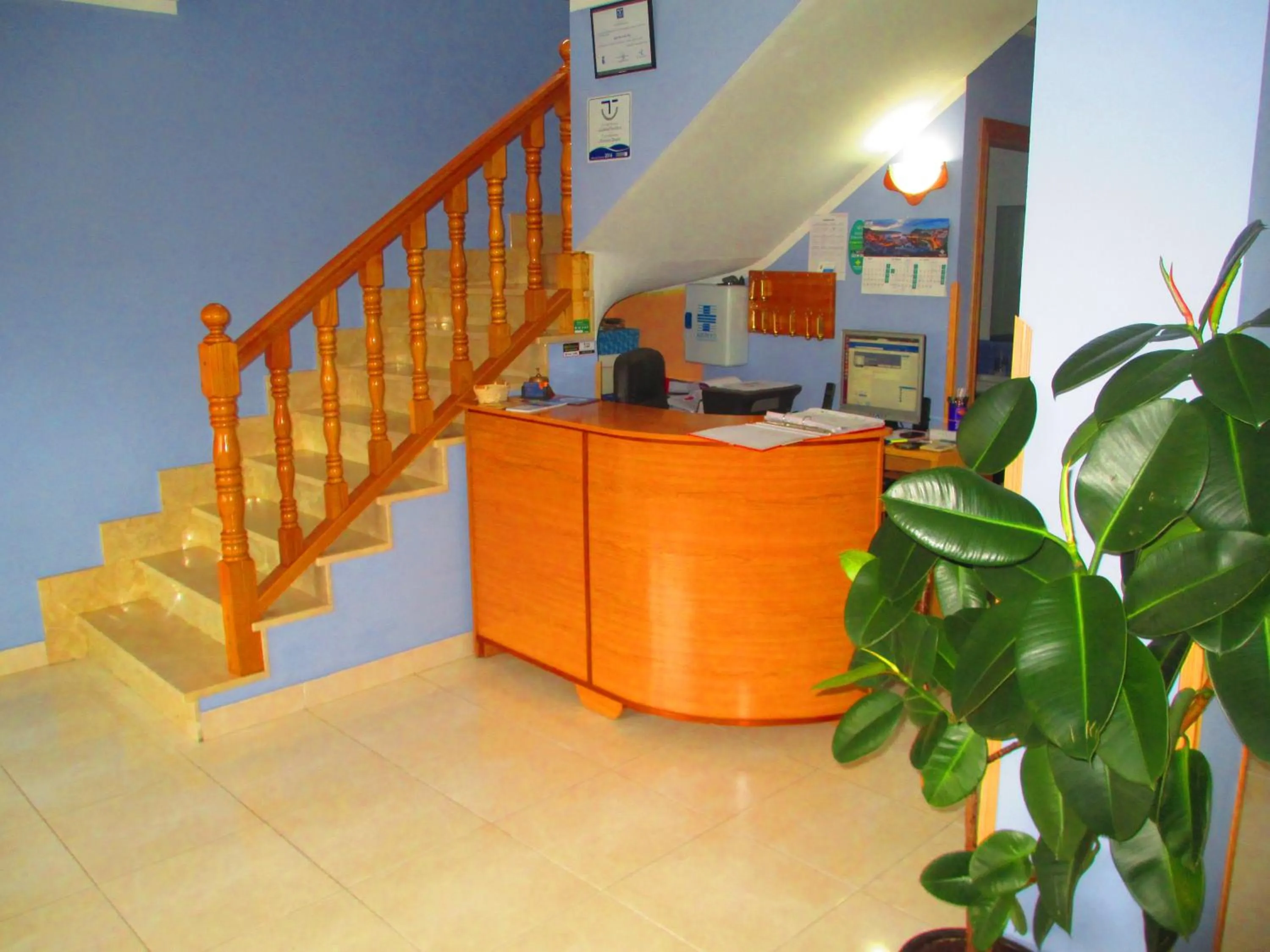 Lobby or reception in Hotel Brisas del Sella