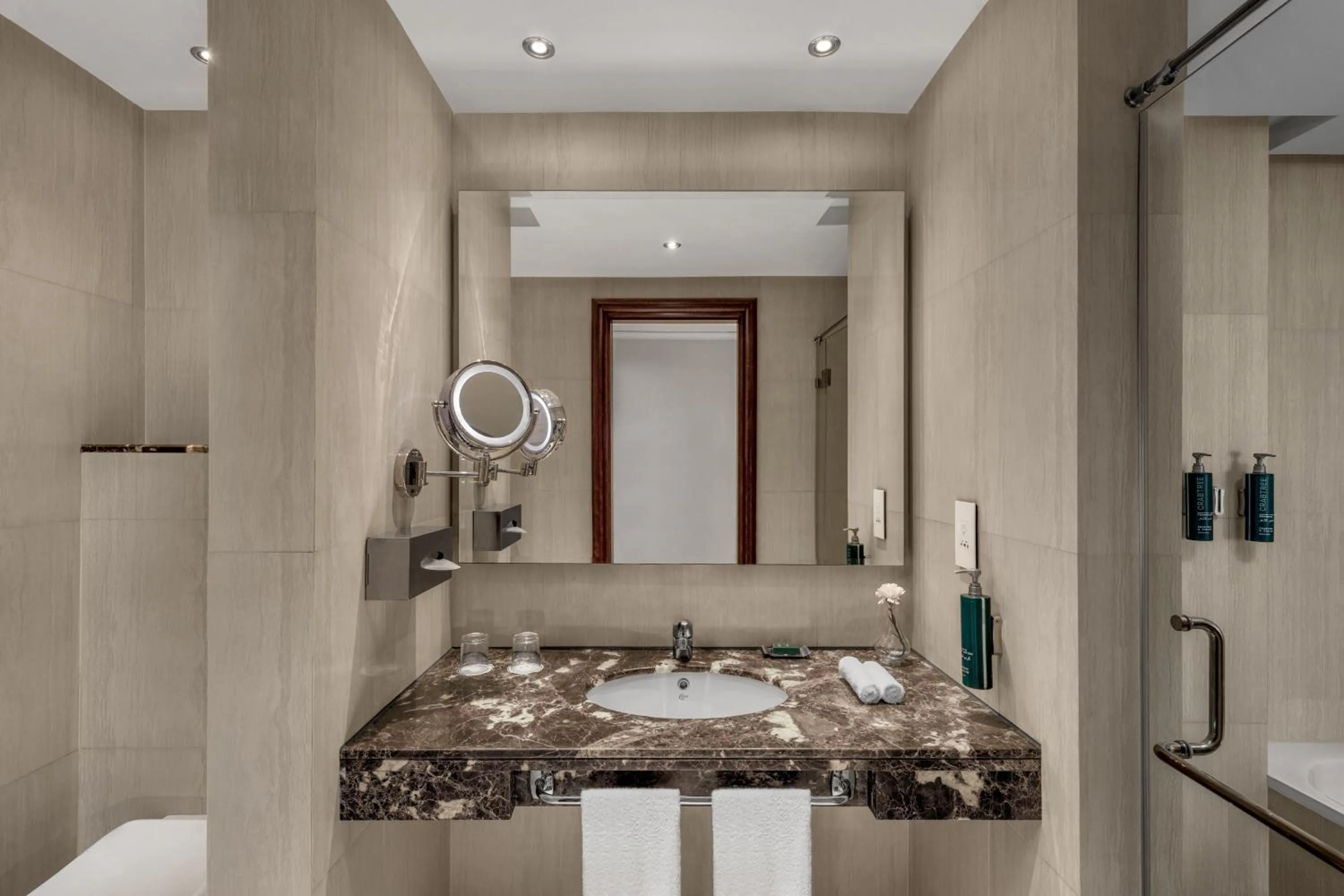 Bathroom in Hilton Alexandria Green Plaza