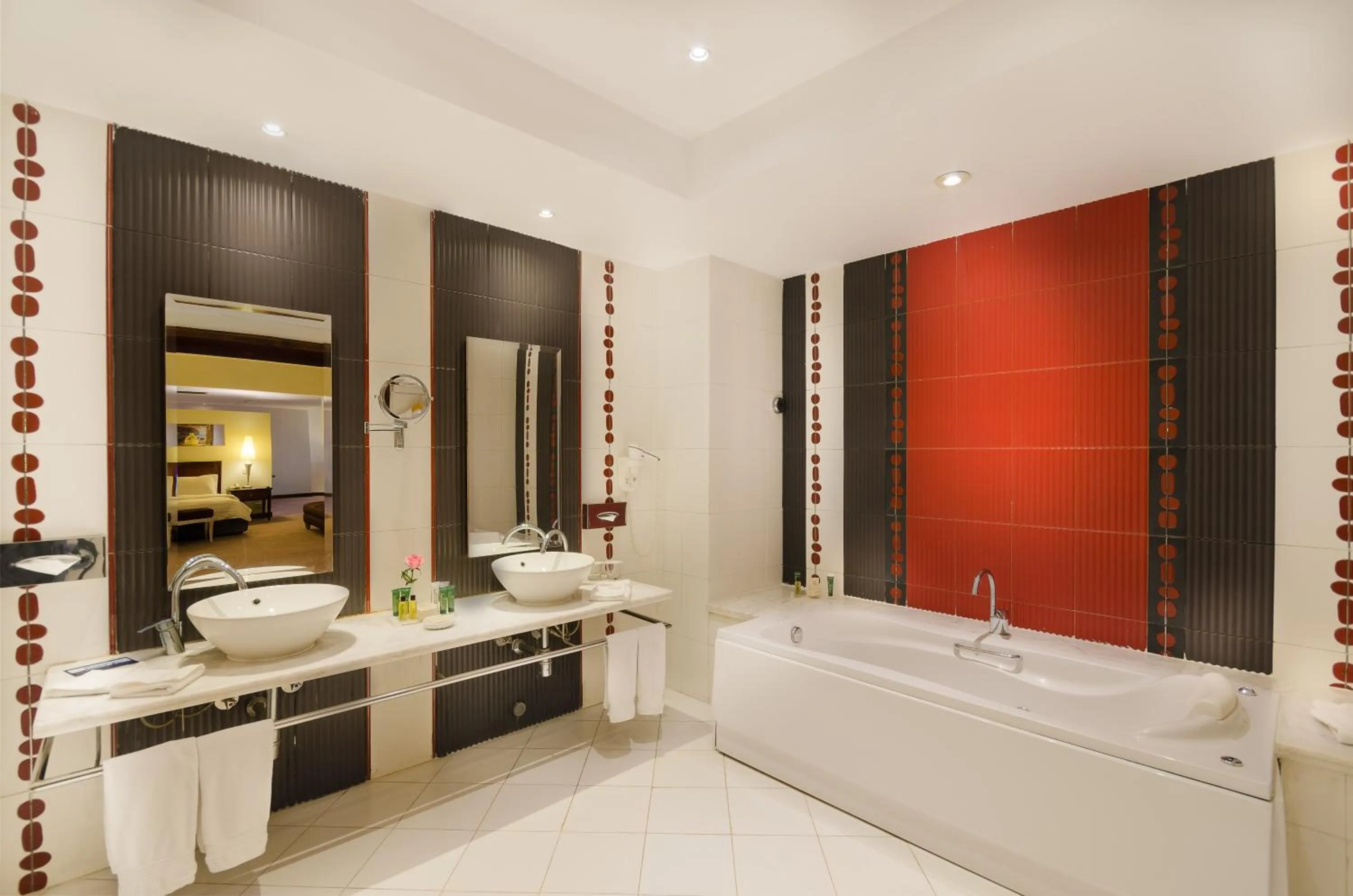 Bathroom in Hilton Alexandria Green Plaza