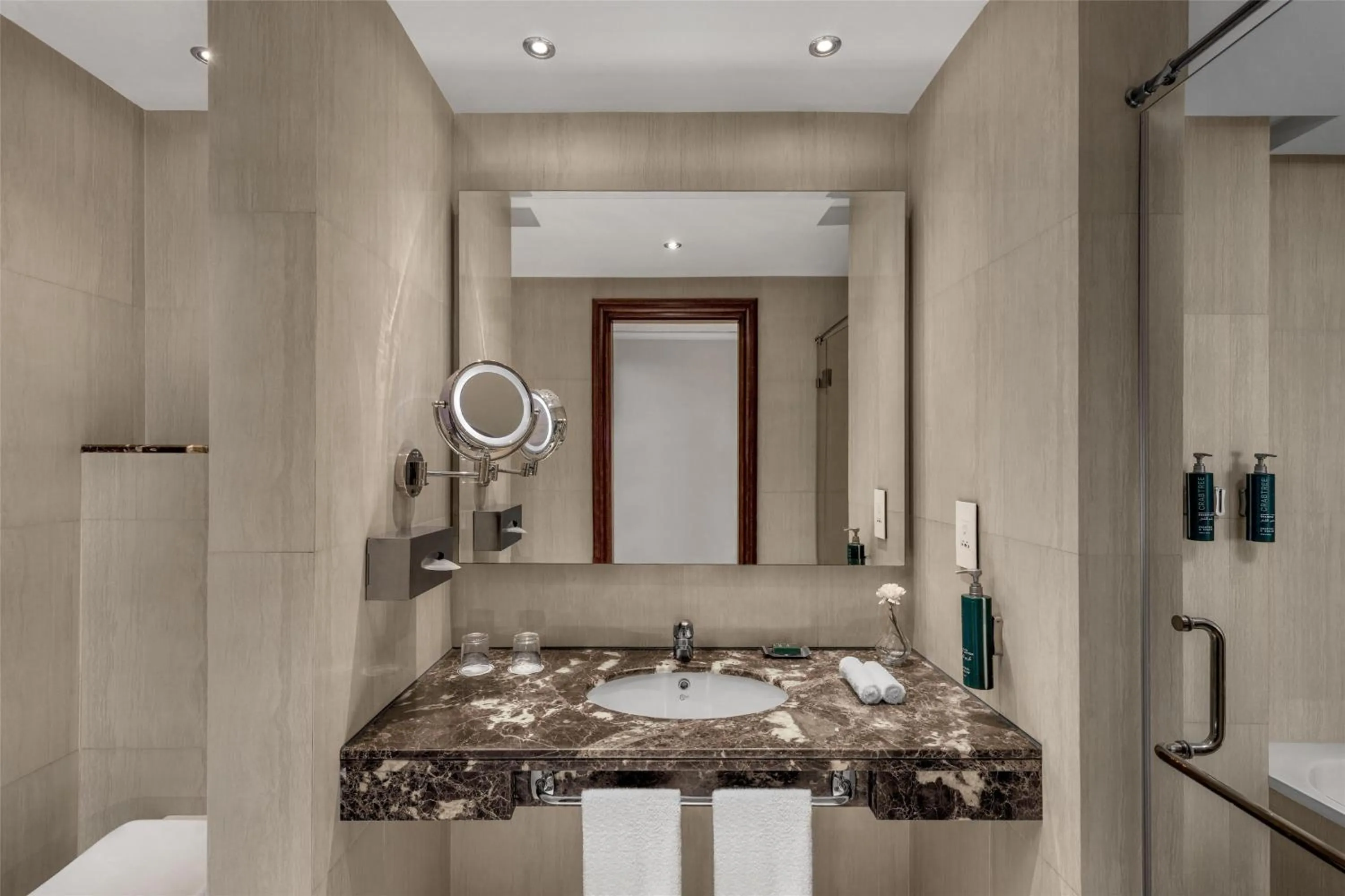 Bathroom in Hilton Alexandria Green Plaza