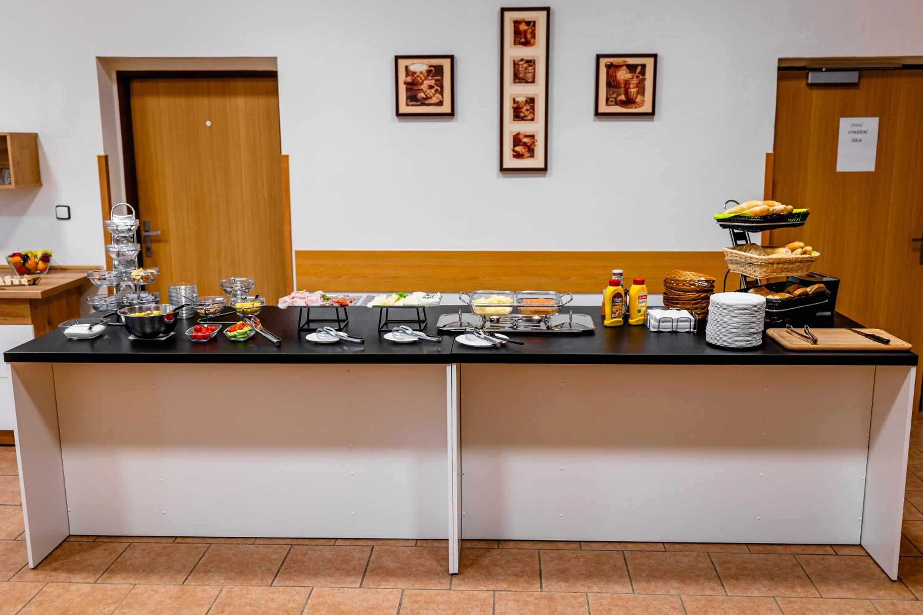 Breakfast in hotel Dobruška