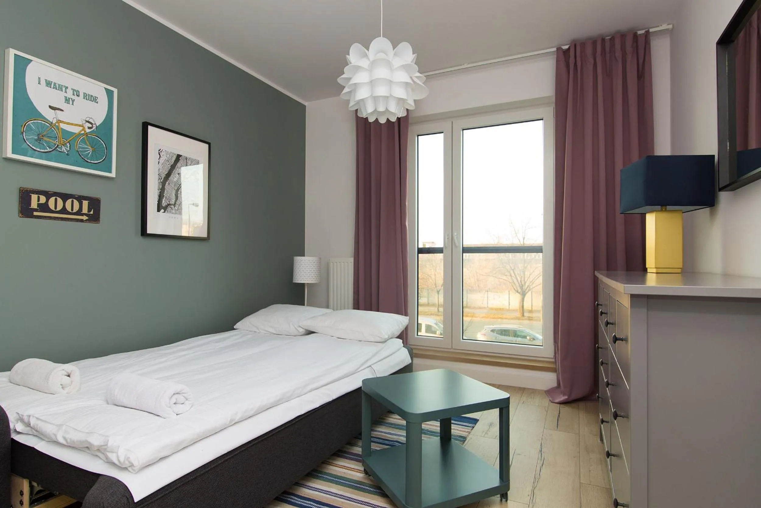 Bed in ShortStayPoland Żupnicza (B32)