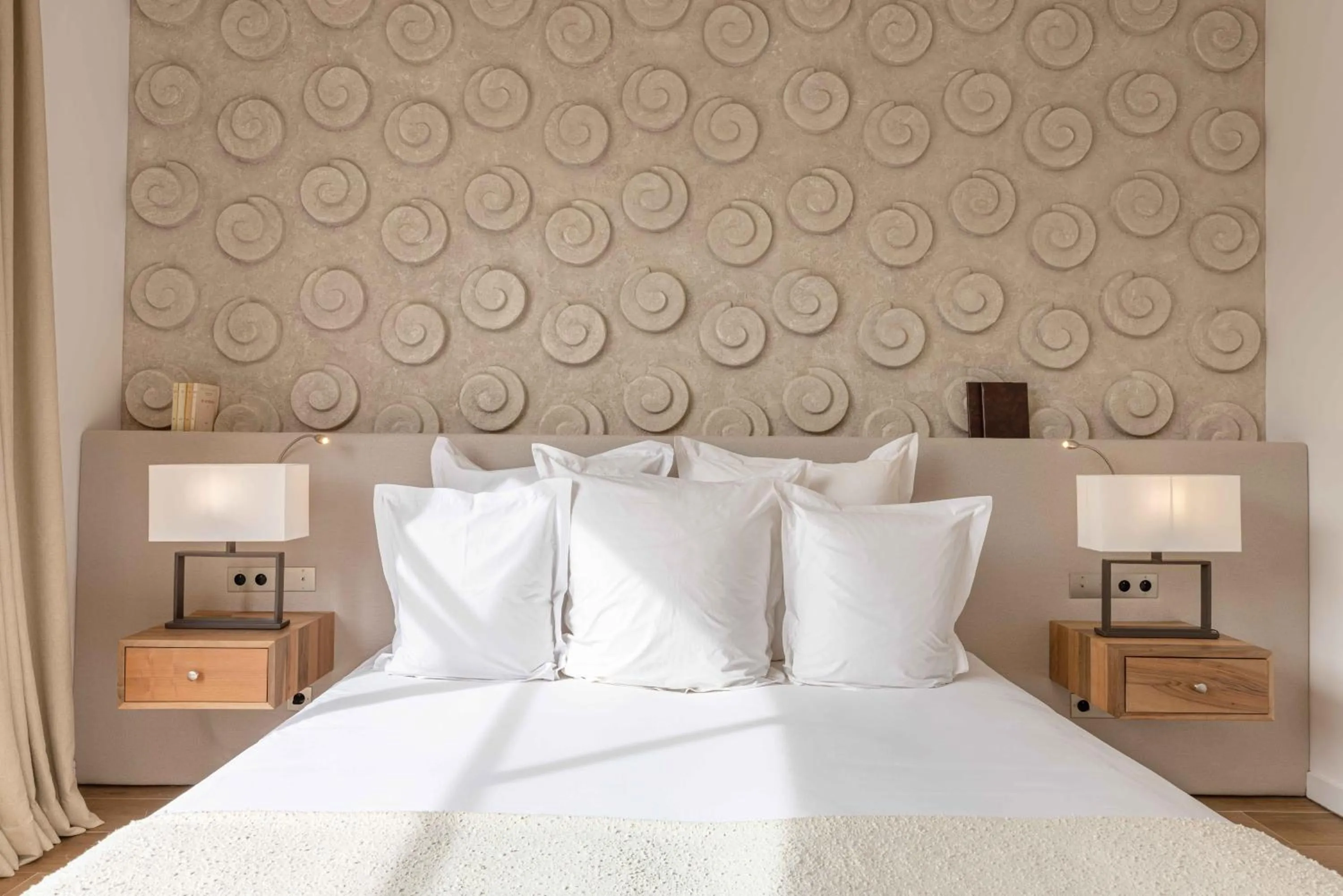 Bed in Ksar Char-Bagh Small Luxury Hotels