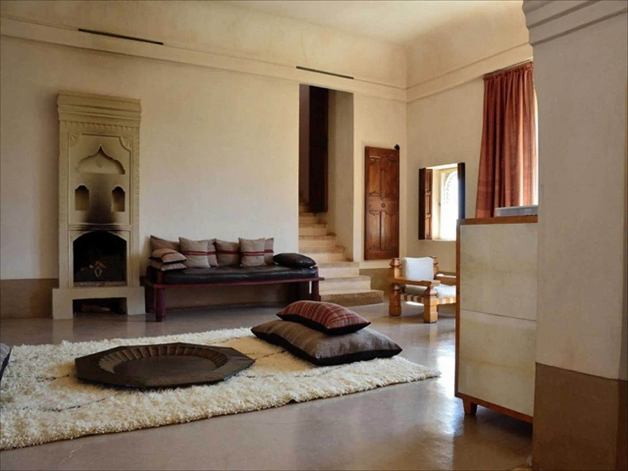 Living room in Ksar Char-Bagh Small Luxury Hotels