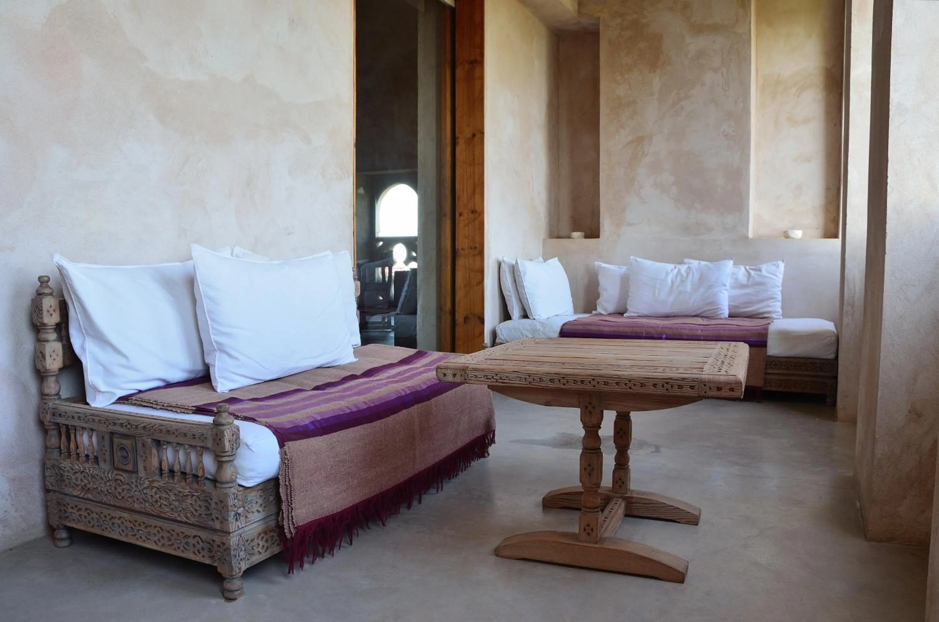 Balcony/Terrace, Bed in Ksar Char-Bagh Small Luxury Hotels