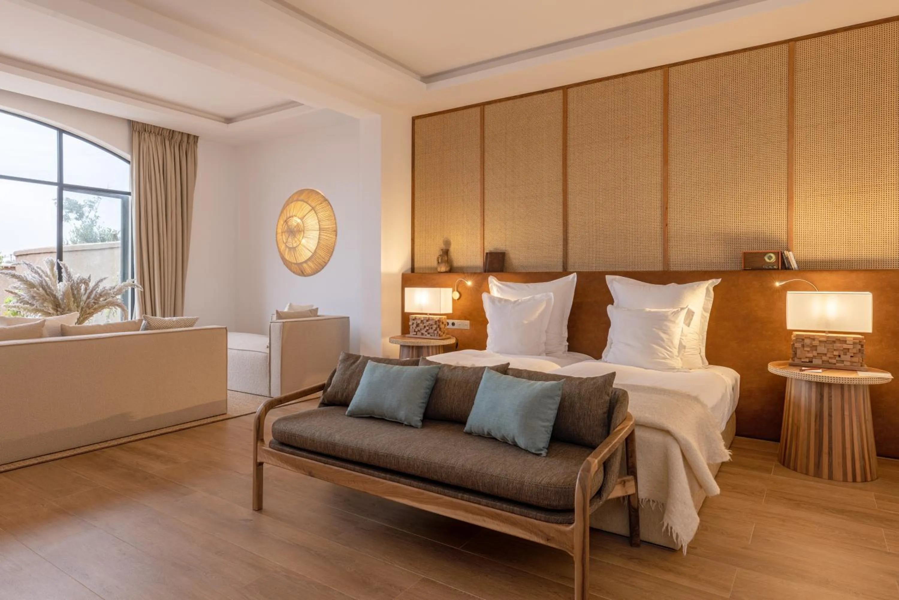 Bed in Ksar Char-Bagh Small Luxury Hotels