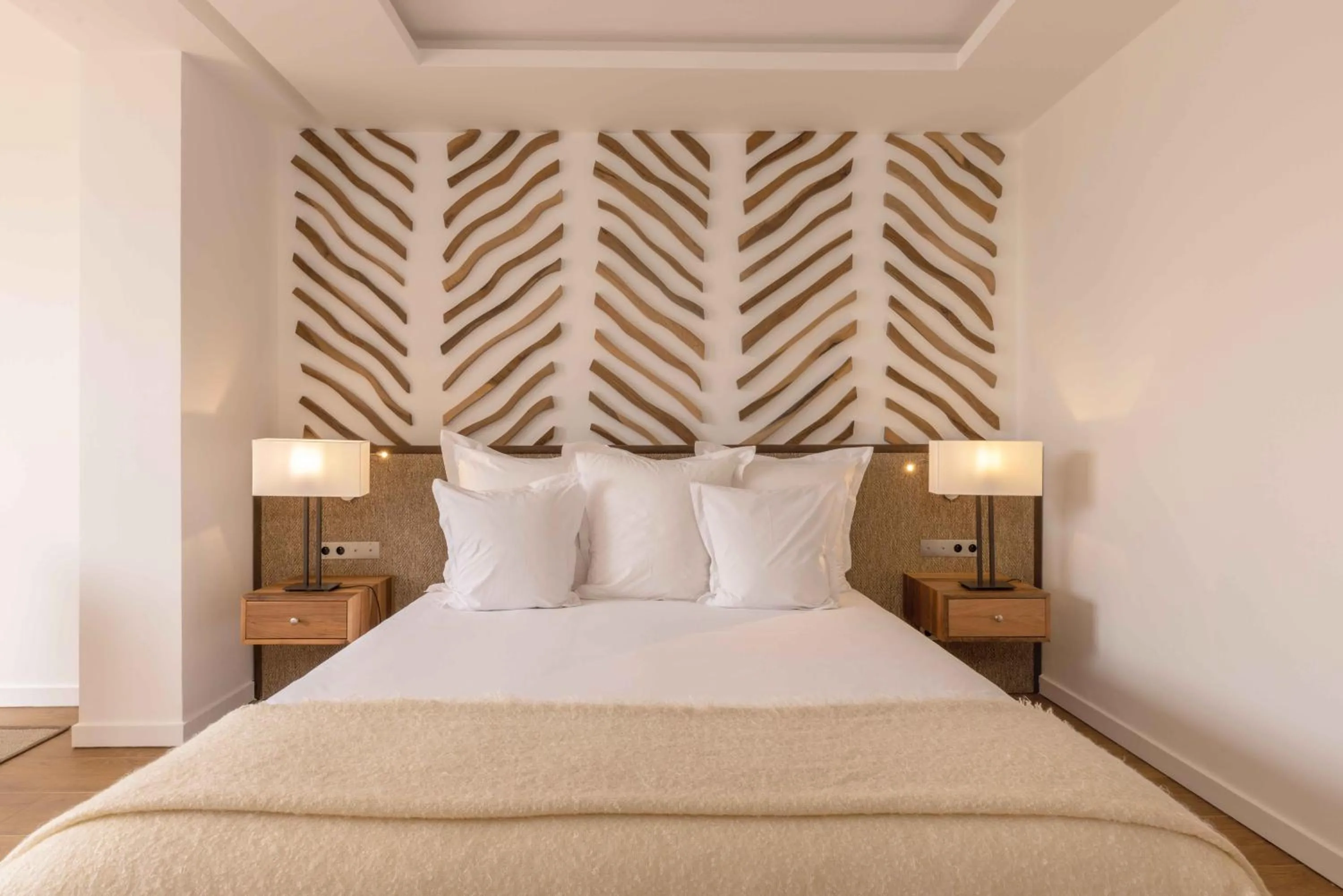 Bed in Ksar Char-Bagh Small Luxury Hotels