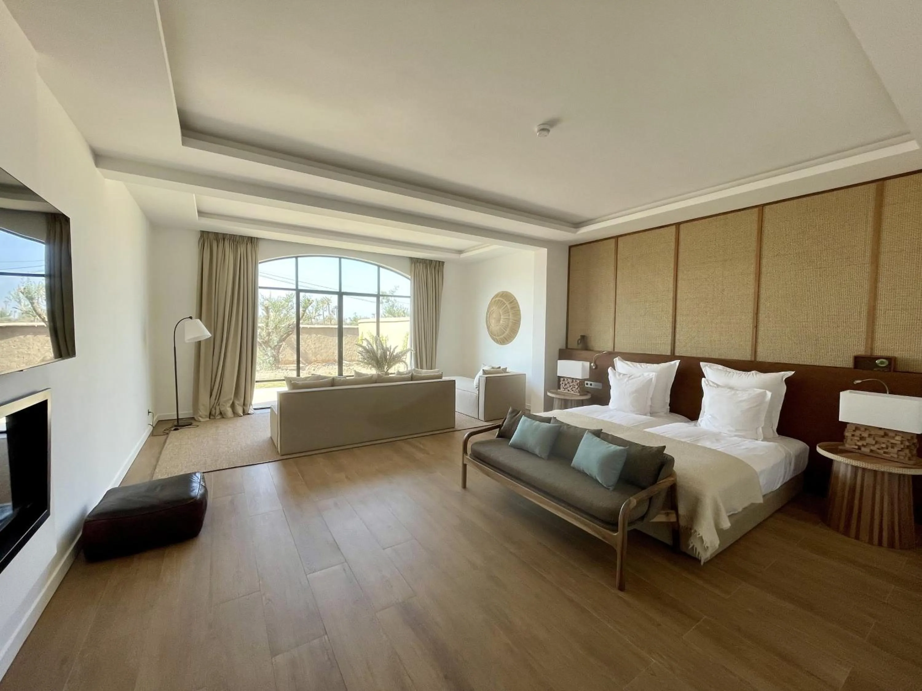 Bed in Ksar Char-Bagh Small Luxury Hotels