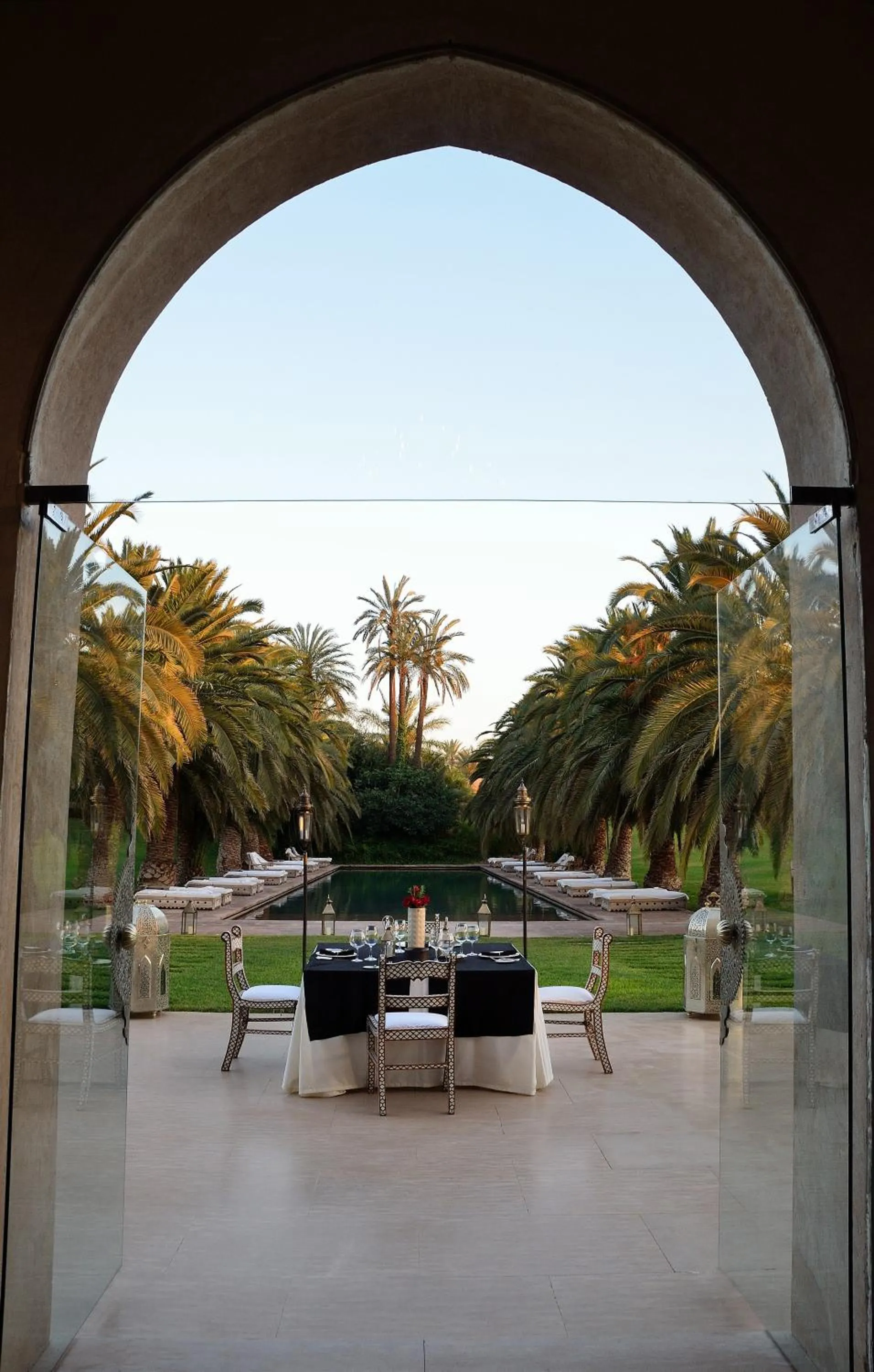 Patio in Ksar Char-Bagh Small Luxury Hotels