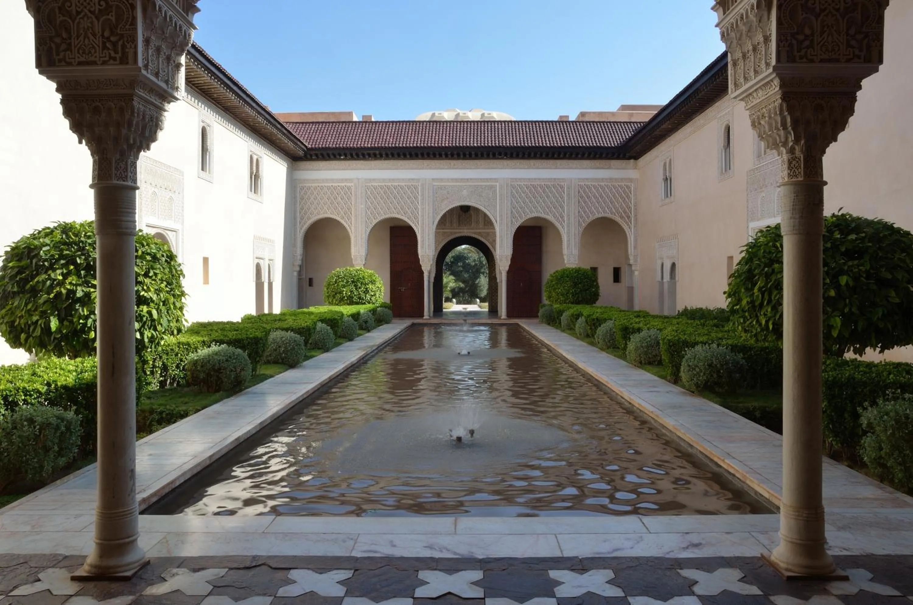 Patio in Ksar Char-Bagh Small Luxury Hotels